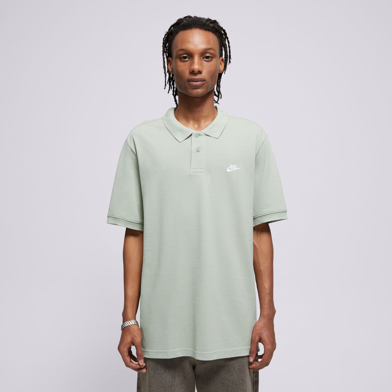 Muške majice NIKE POLO M NK CLUB SS POLO PIQUE FN3894-370 zelena
