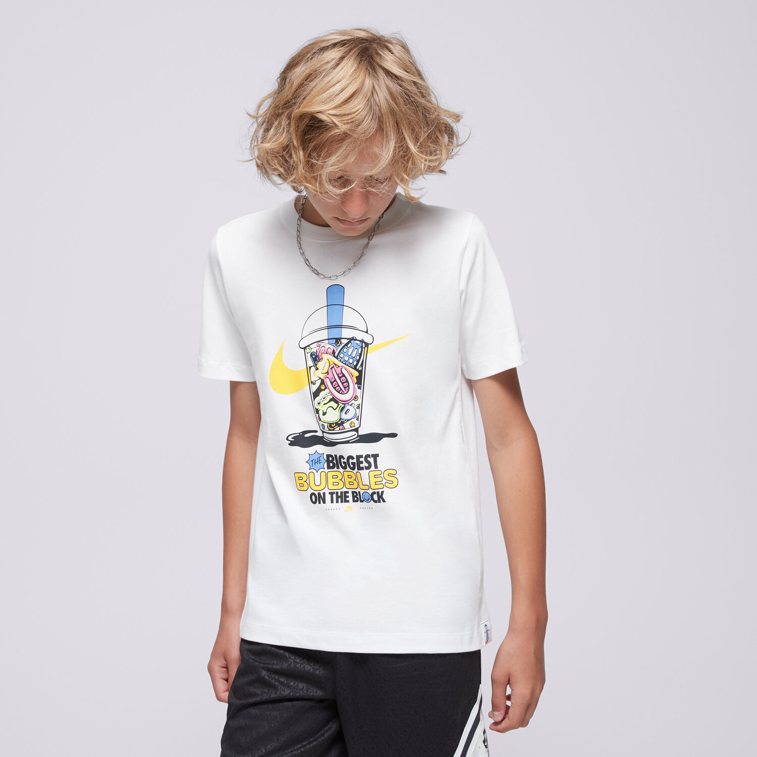 Dječje majice NIKE T-SHIRT K NSW TEE TD BOBA BOY HQ3227-100 plava