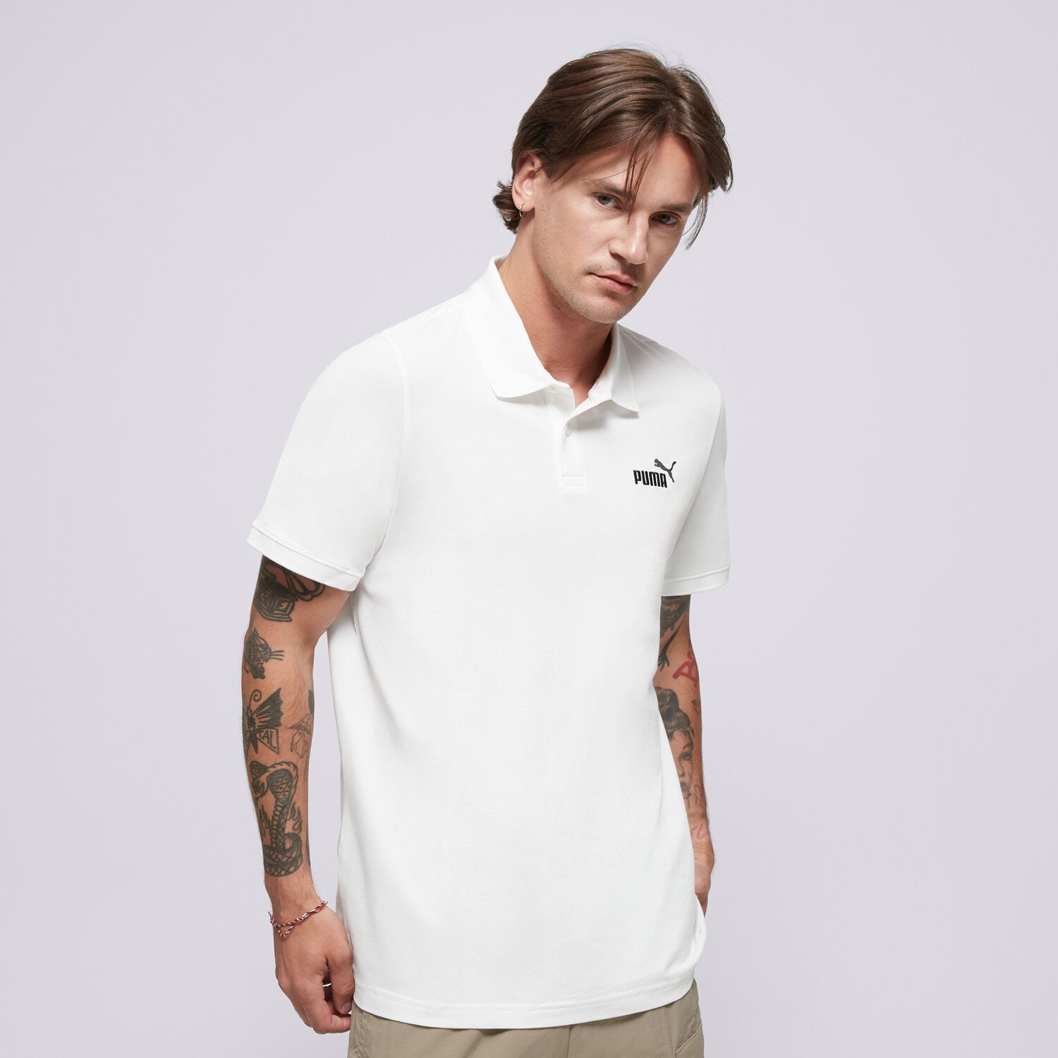 Muške majice PUMA POLO ESS NO. 1 LOGO PIQUE 68255202 bijela