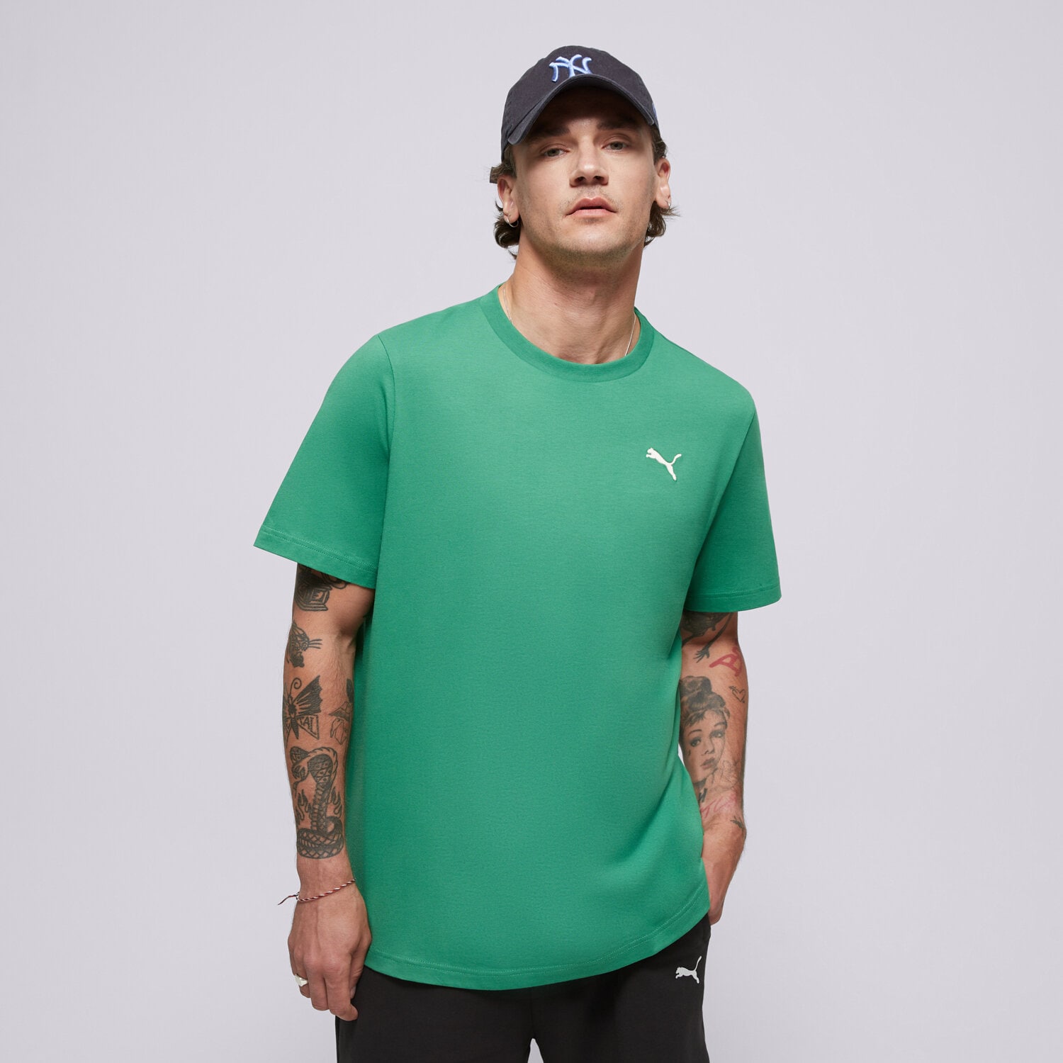 Muške majice PUMA T-SHIRT WARDROBE ESS TEE 629644 86 zelena