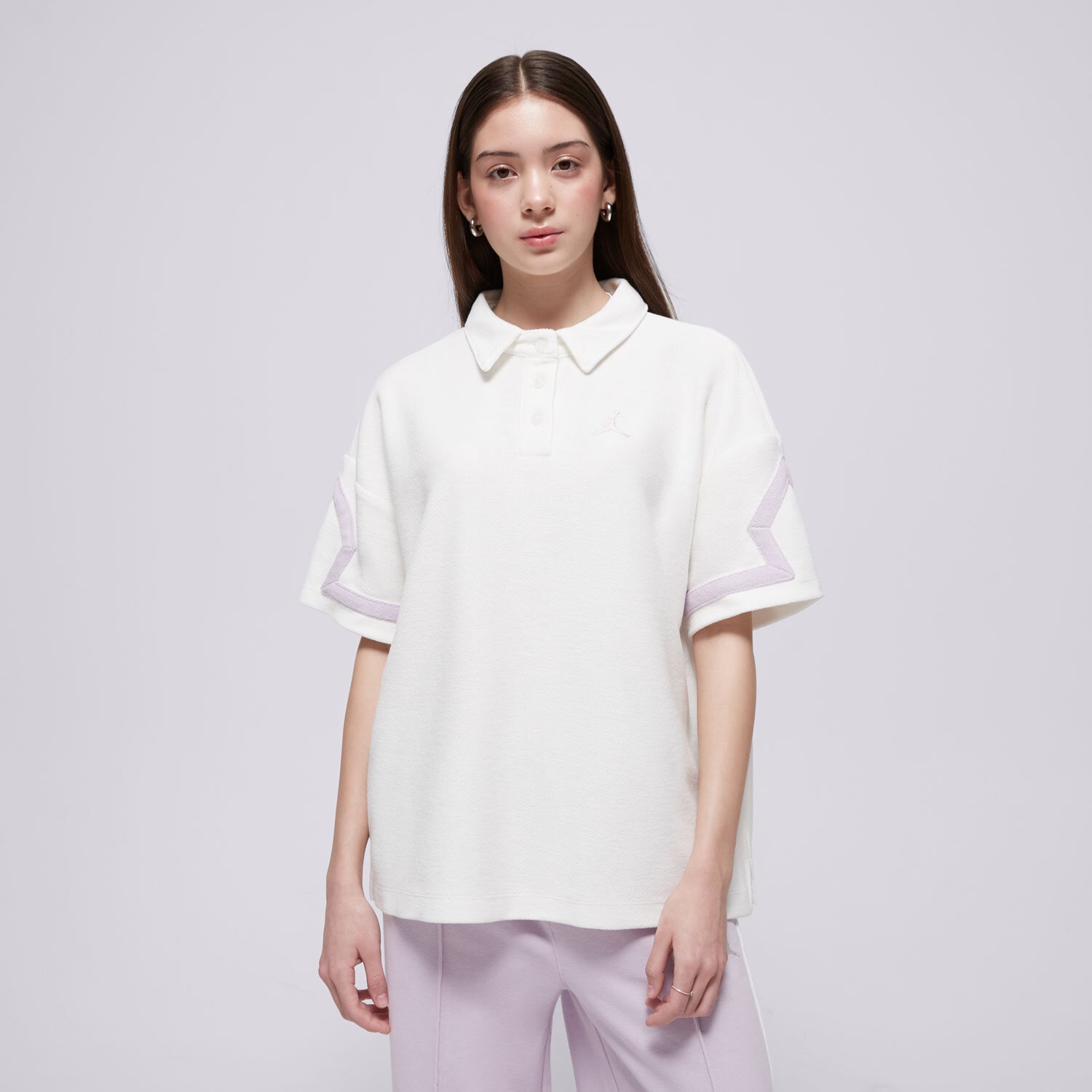 Dječje majice JORDAN POLO JDG KSA FT TOP GIRL 45D813-782 bež