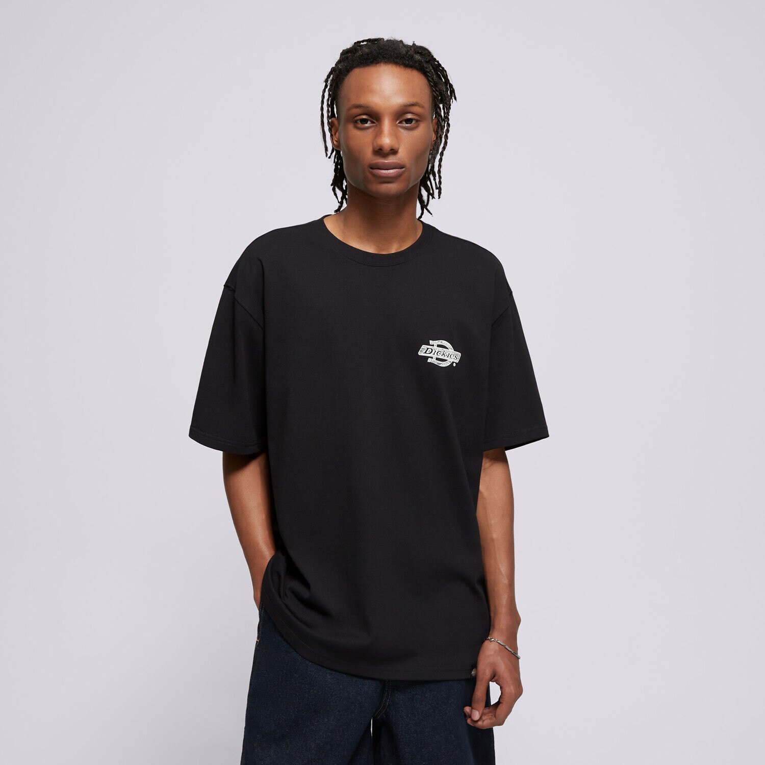 Muške majice DICKIES T-SHIRT WOOD LOGO TEE DK0A4ZATBLK1 crna