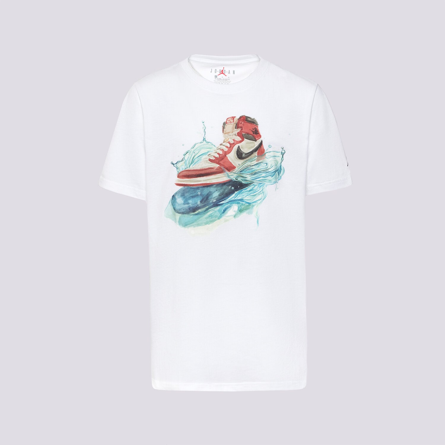 Dječje majice JORDAN T-SHIRT JDB AJ1 WAVE SS TEE BOY 95F043-001 bijela