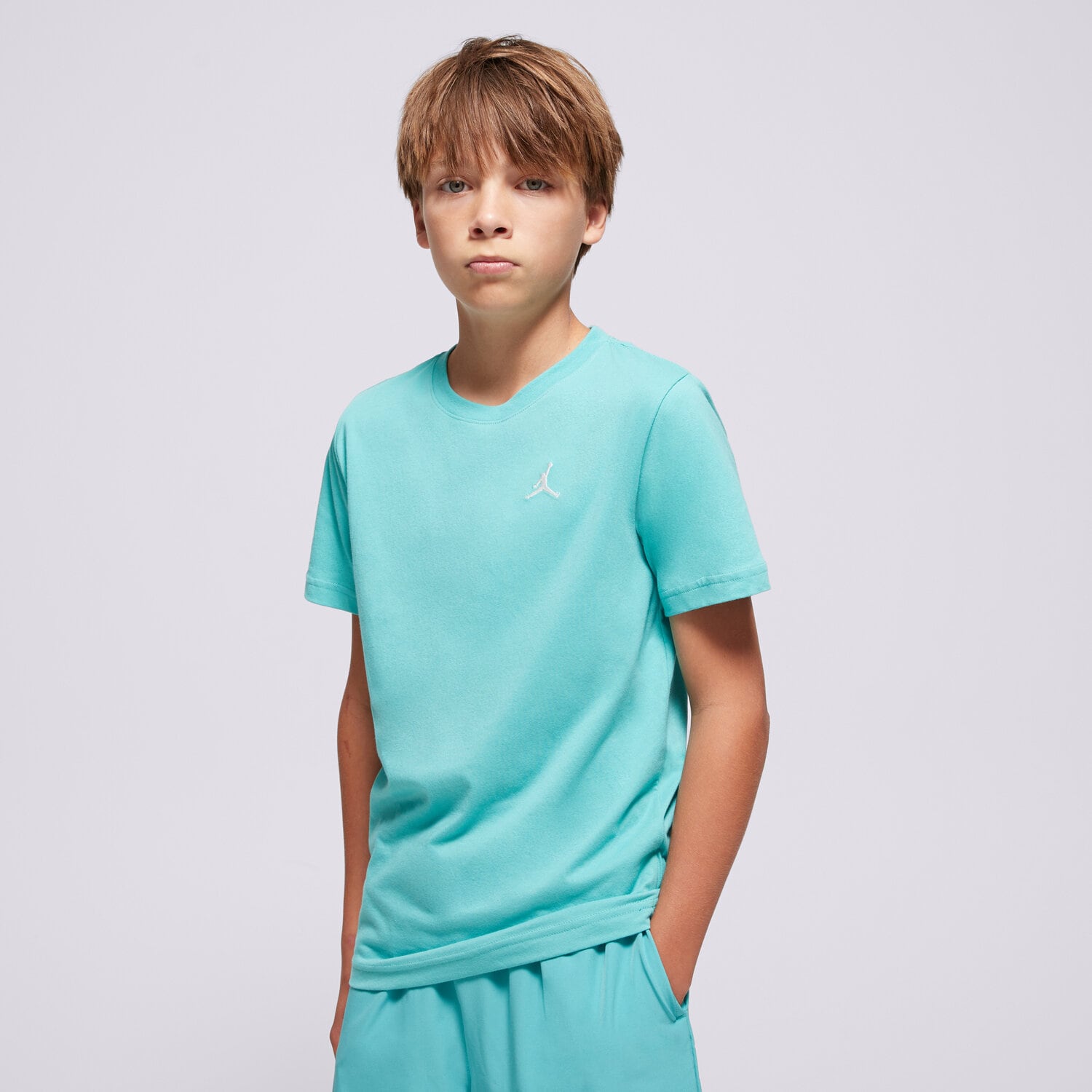 Dječje majice JORDAN T-SHIRT JDB JUMPMAN AIR EMB BOY 95D266-B5P zelena