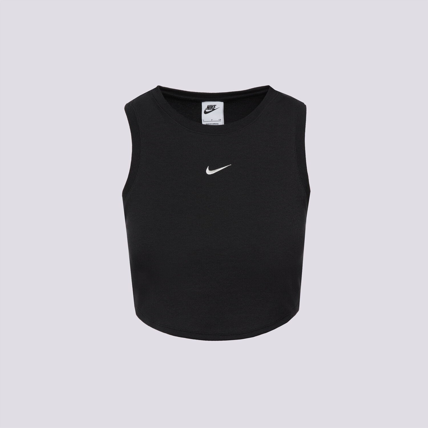 Ženske majice NIKE T-SHIRT W NSW ESSNTL RIB CRP TANK FB8279-010 crna