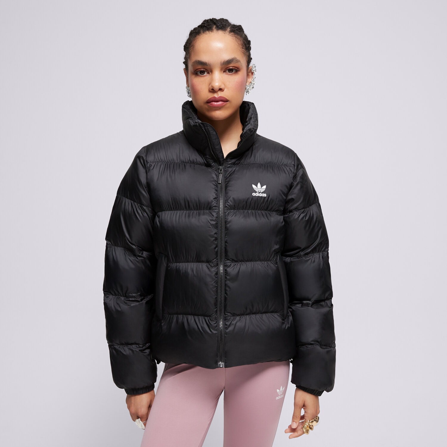 Ženske zimske jakne ADIDAS DONJA JAKNA SHORT PUFFER JD0420 crna