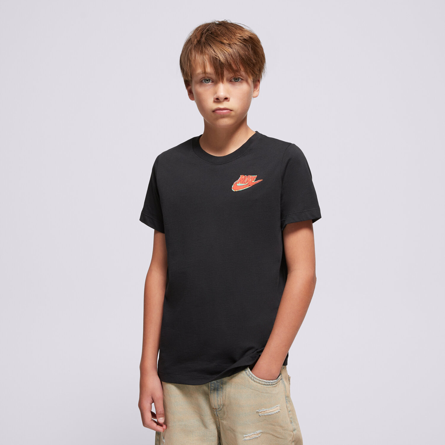 Dječje majice NIKE T-SHIRT K NSW TEE BOXY MULTI SPORT BOY HV5212-010 crna