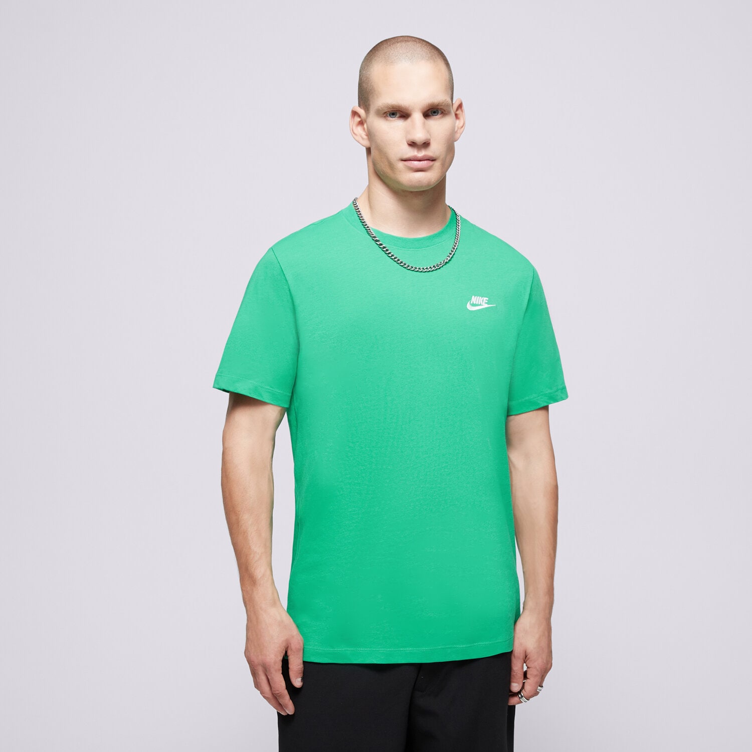 Muške majice NIKE T-SHIRT M NSW CLUB TEE AR4997-324 zelena