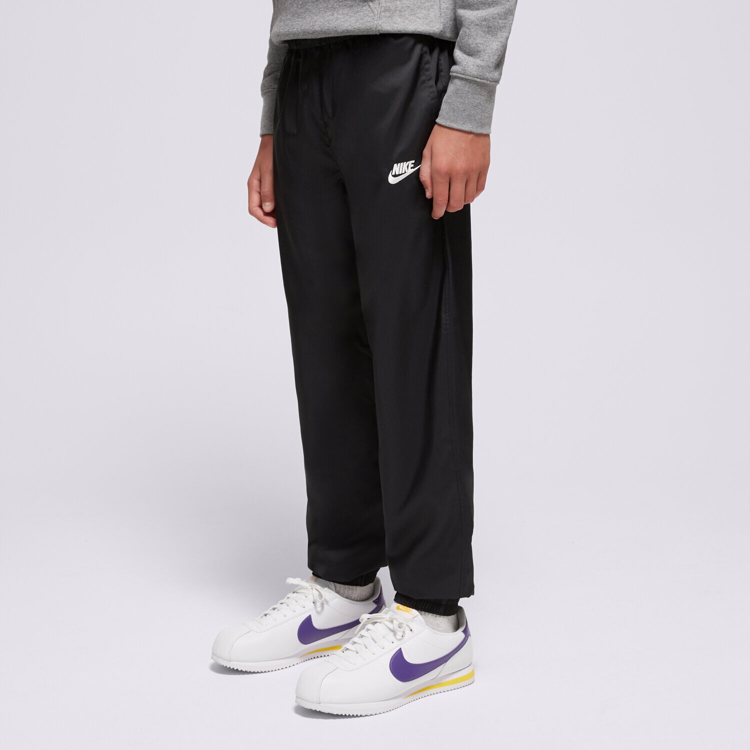 Dječje hlače NIKE HLAČE K NSW CLUB WVN JGGR LBR BOY HF8141-010 crna
