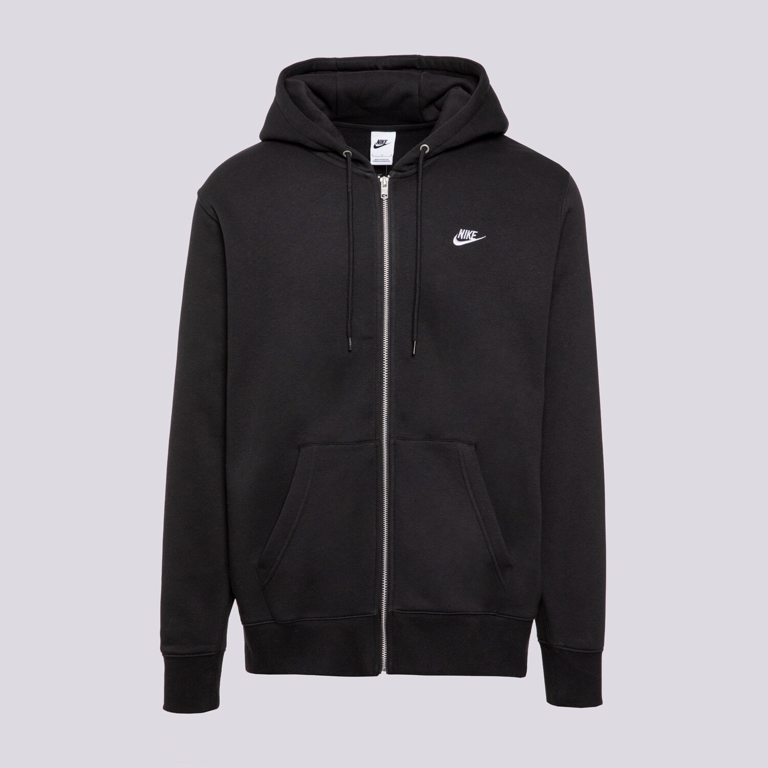 Muške dukserice NIKE VESTA RASKOPČANA M NK CLUB BB FZ HOODIE FN3861-010 crna