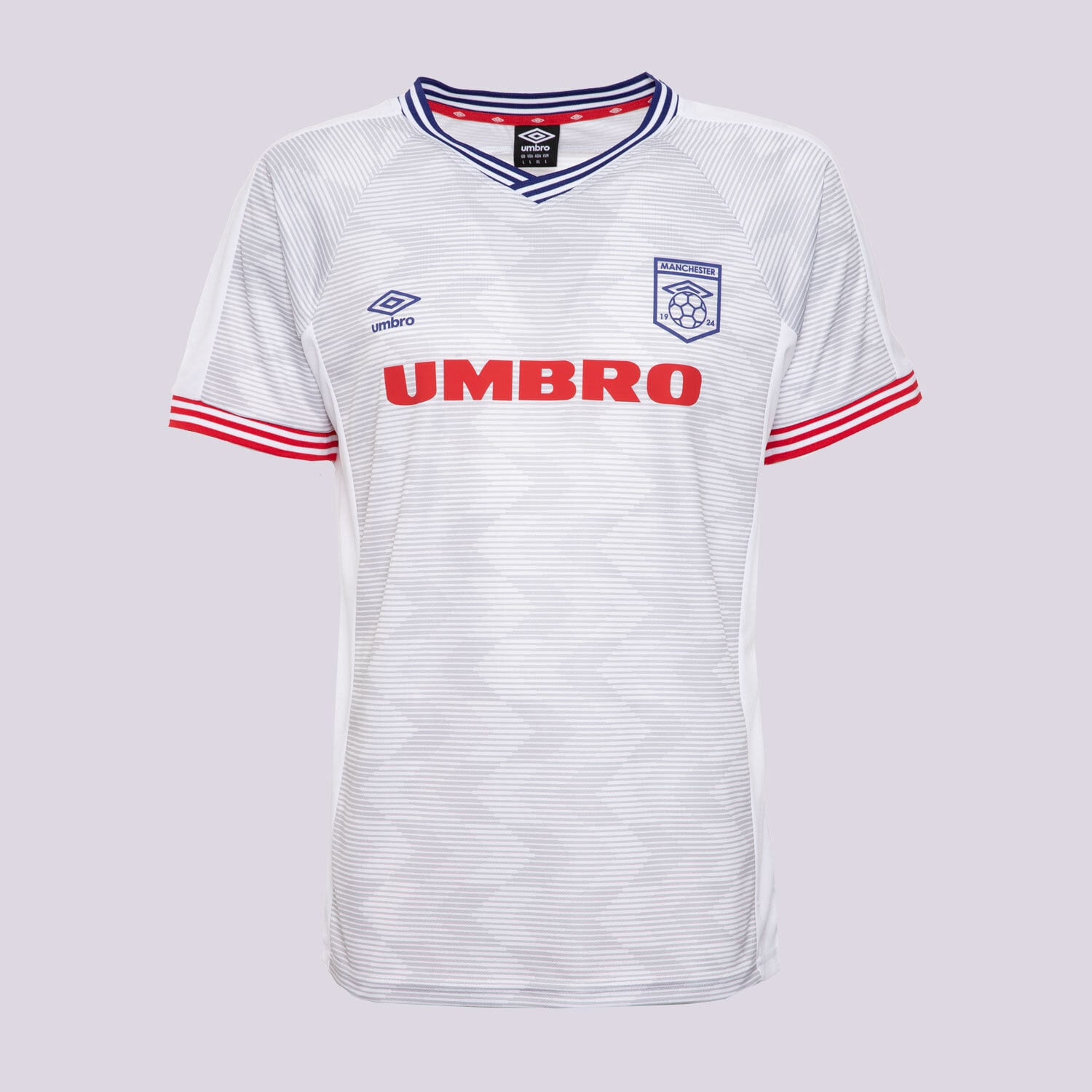 Muške majice UMBRO T-SHIRT FOOTBALL JERSEY UL125TSM83002 bijela