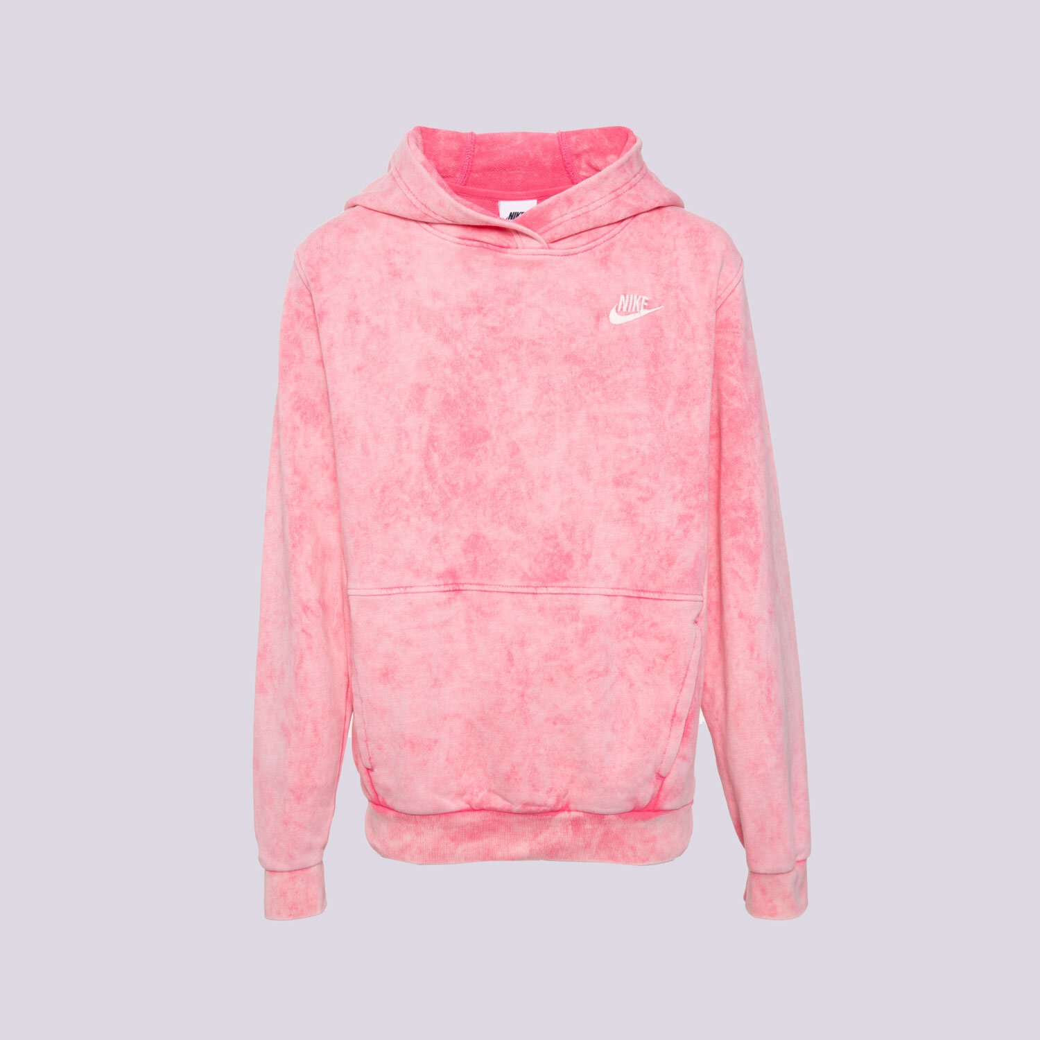 Dječje dukserice NIKE VESTA S KAPULJAČOM K NSW WASH PO HOODIE FT GIRL IH2375-684 ružičasta