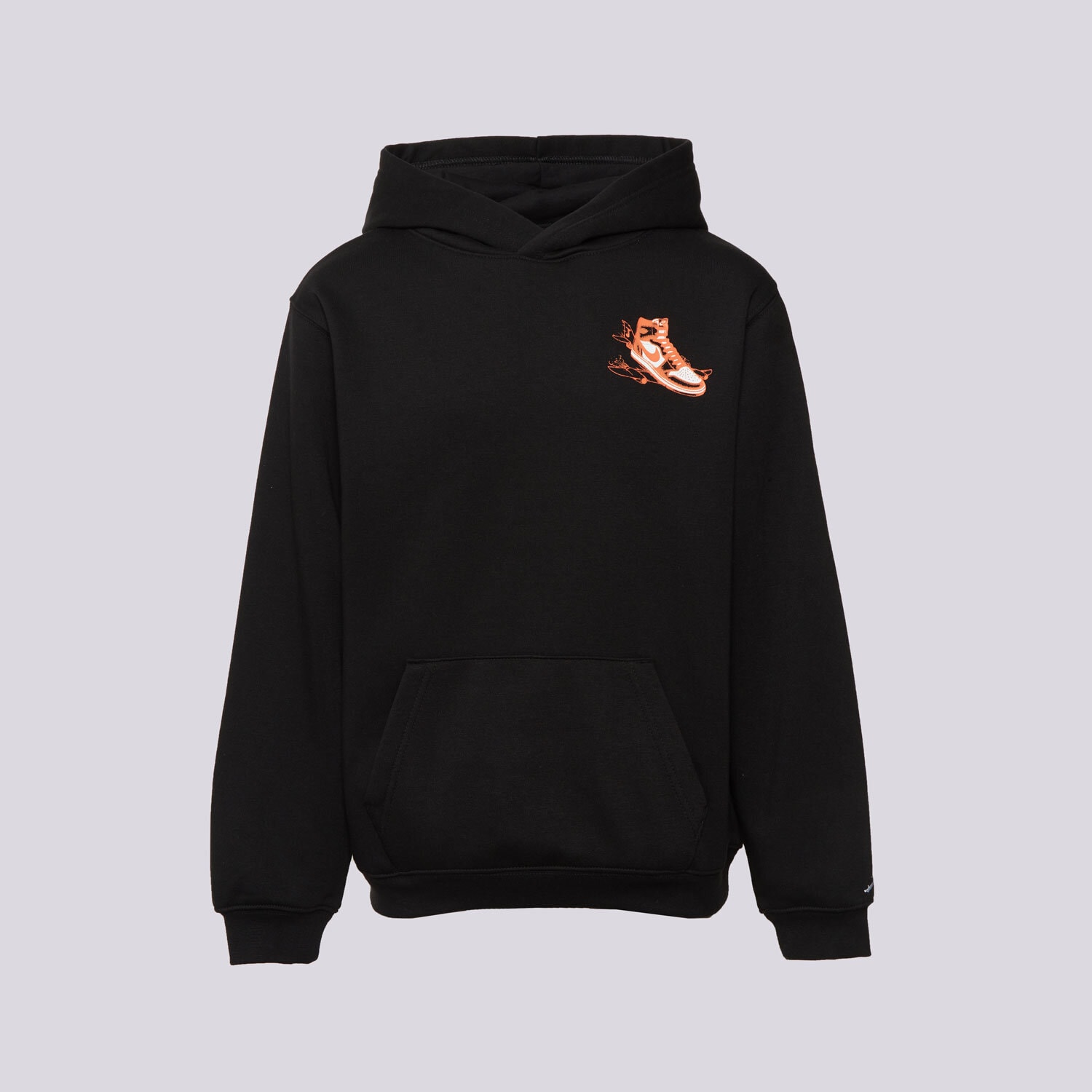 Dječje dukserice JORDAN VESTA S KAPULJAČOM JDB AIR JORDAN HAS LANDED PO BOY 95F281-023 crna