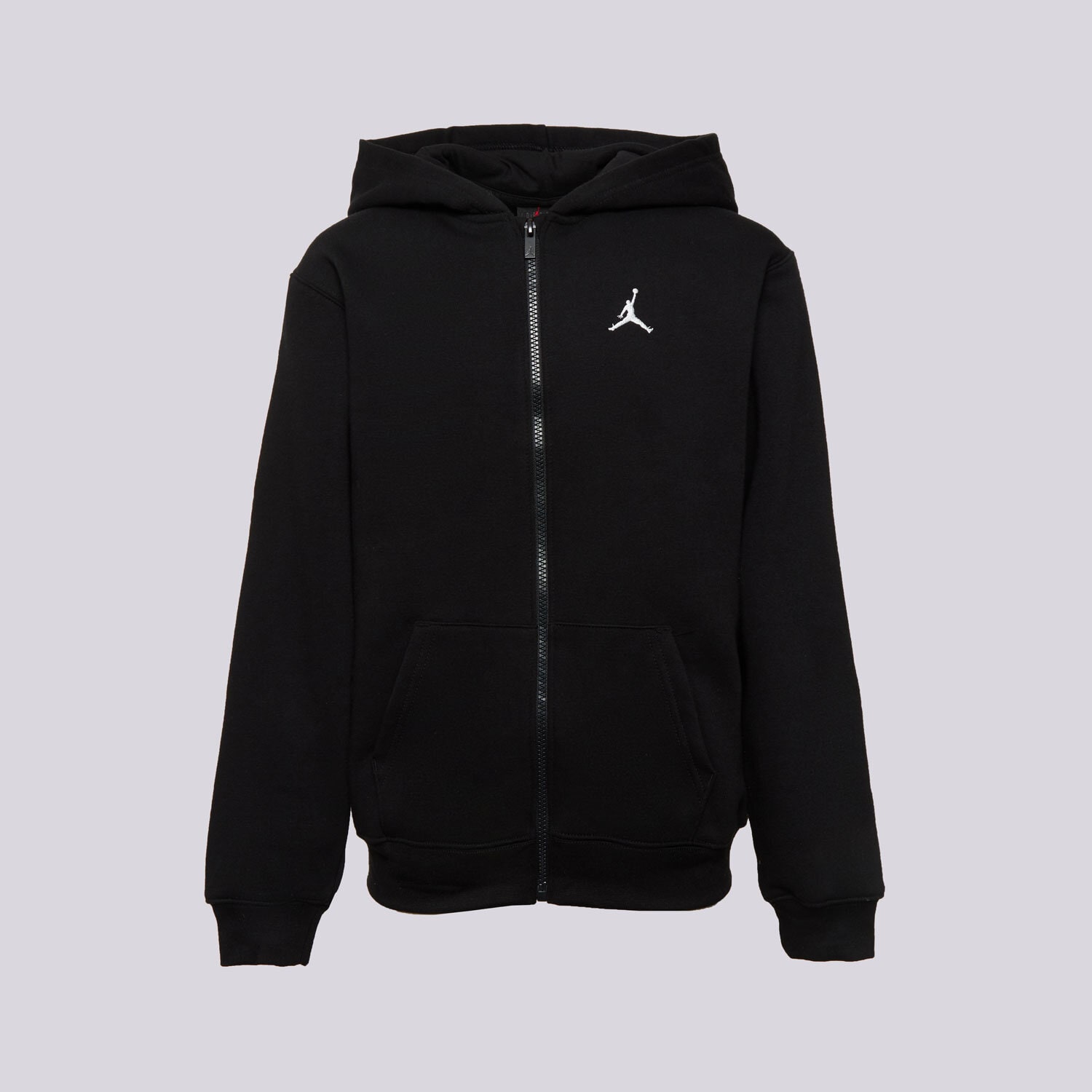 Dječje dukserice JORDAN VESTA S KAPULJAČOM JDB MJ BRKLN FLC FZ BOY 95F115-023 crna