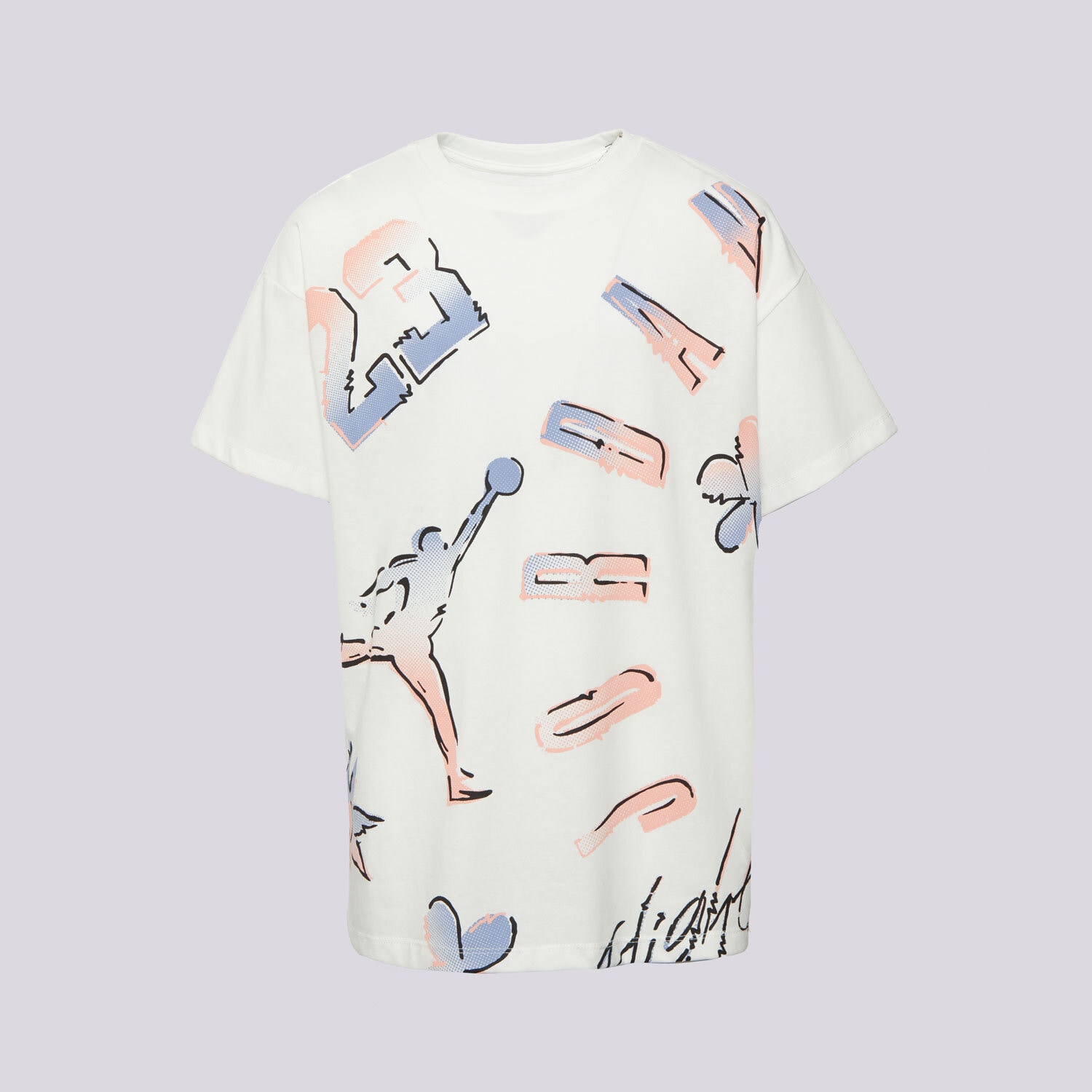 Dječje majice JORDAN T-SHIRT JDG 23 THROWBACK SS TEE GIRL 45F263-782 krem