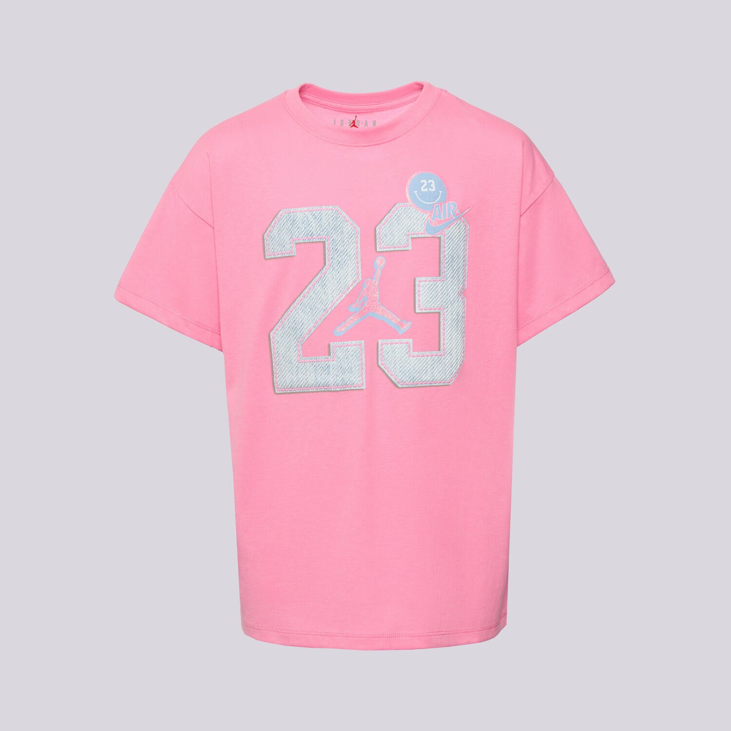 Dječje majice JORDAN T-SHIRT JDG BLUE JEANS & BLING SS TEE GIRL 45F216-AFD ružičasta