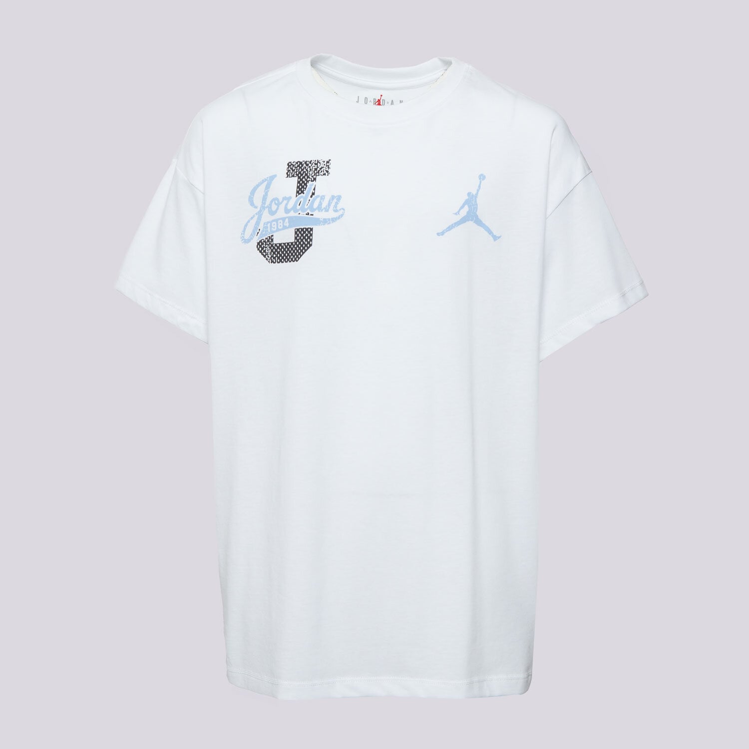 Dječje majice JORDAN T-SHIRT JDG DISTRESSED COLLIGIATE G 45F223-001 bijela