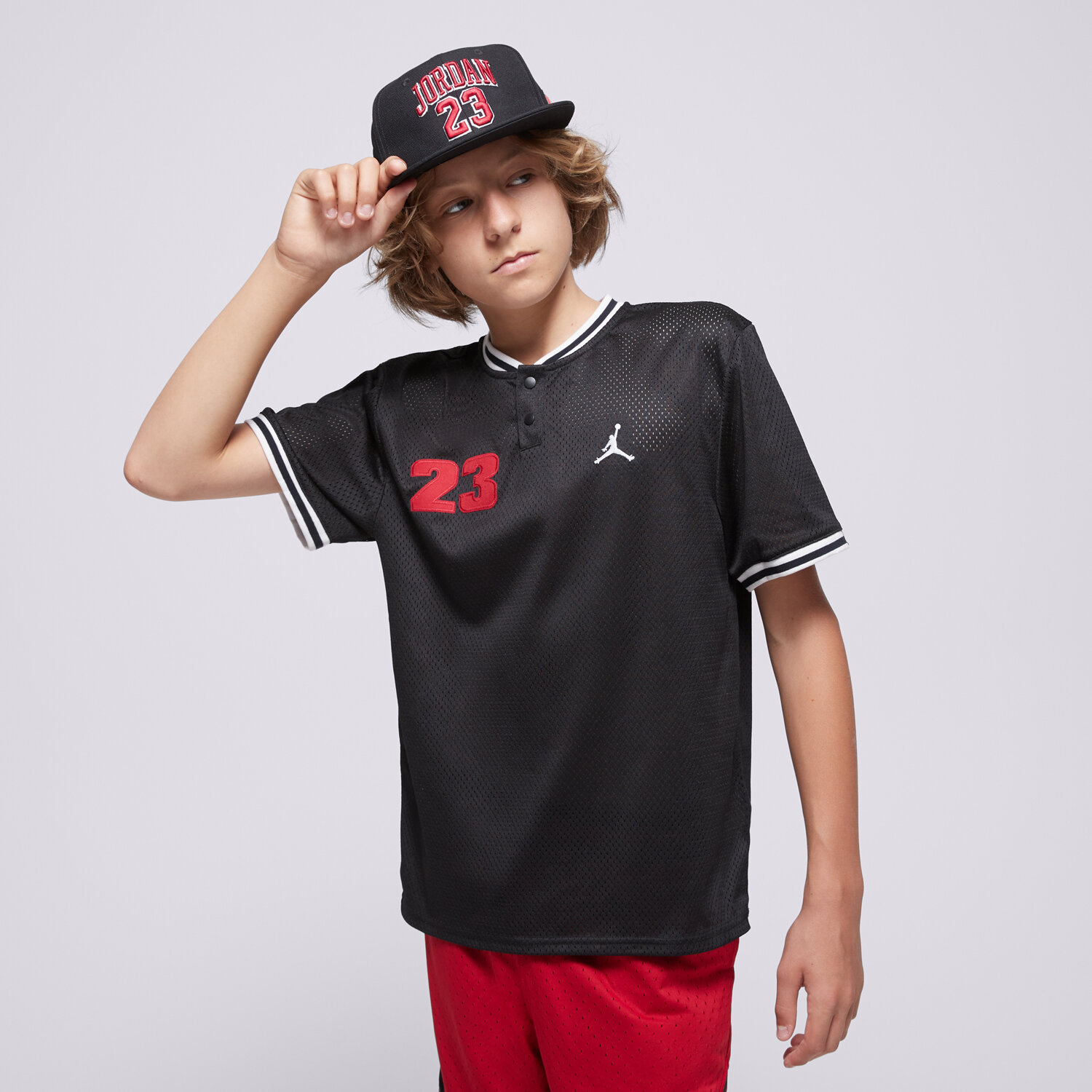 Dječje majice JORDAN T-SHIRT JDB JORDAN 23 ELEVATED JERSEY BOY 95D680-023 crna