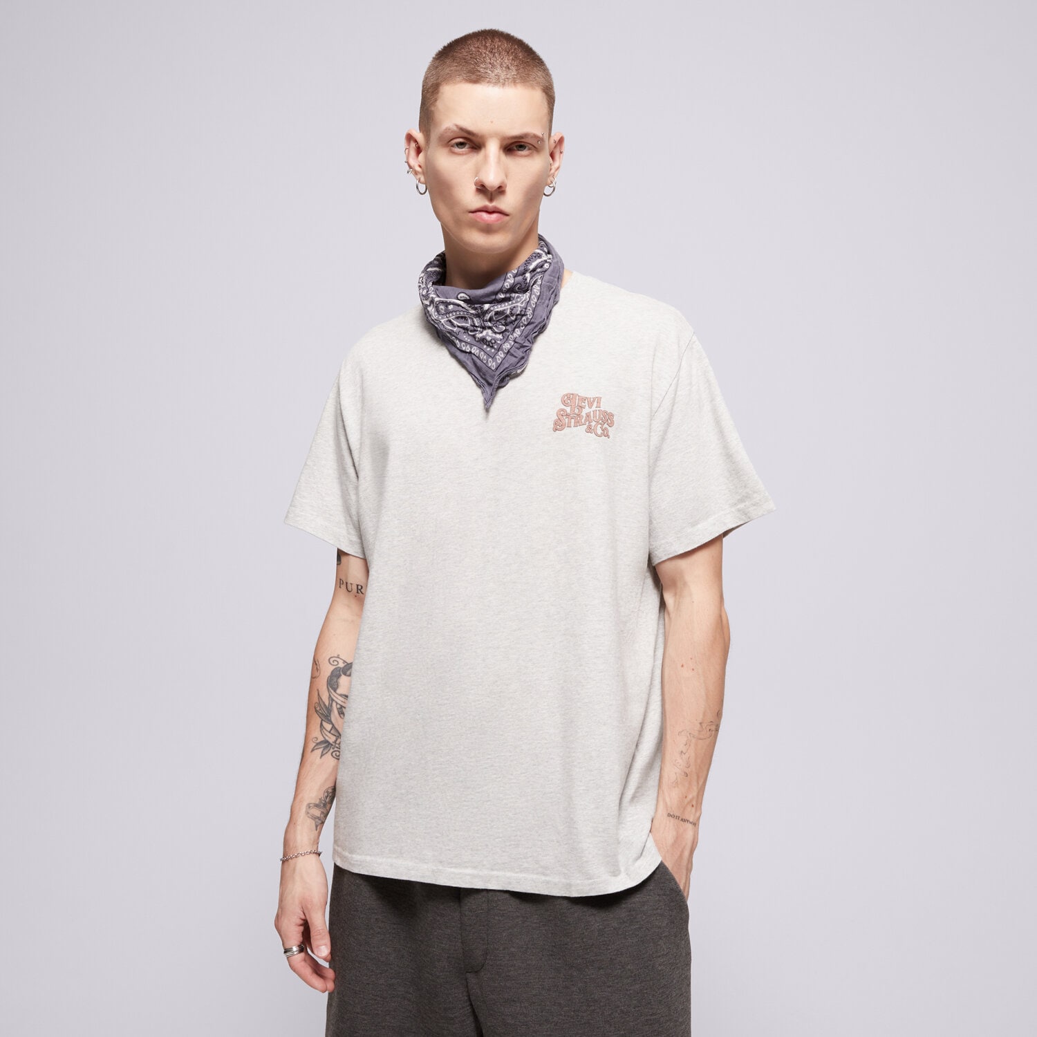 Muške majice LEVI'S T-SHIRT SS RELAXED FIT TEE GREYS 16143-1816 siva