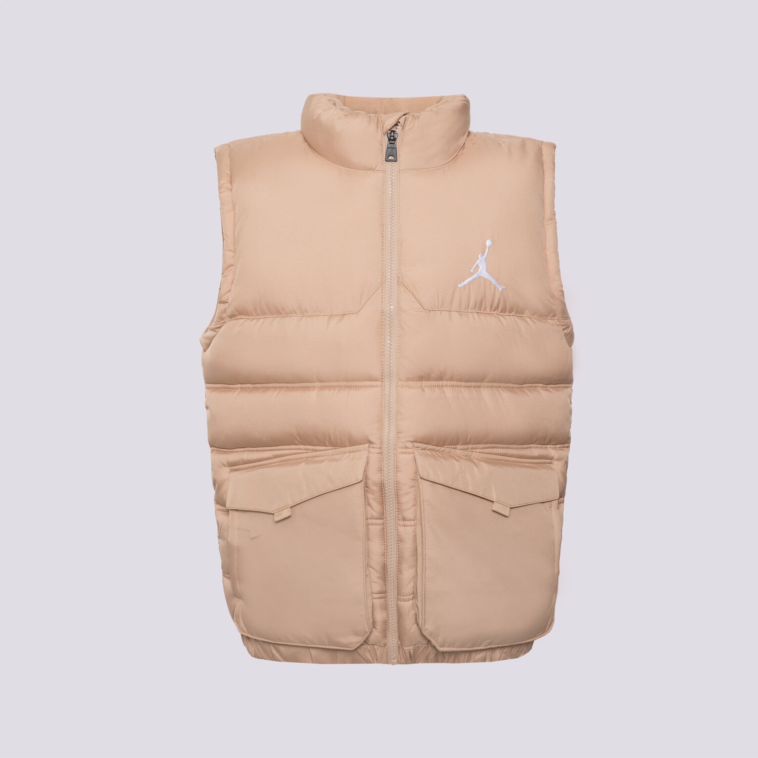 Dječje zimske jakne JORDAN JAKNA JDB PUFFER FILLED VEST GIRL 95D532-J7P bež