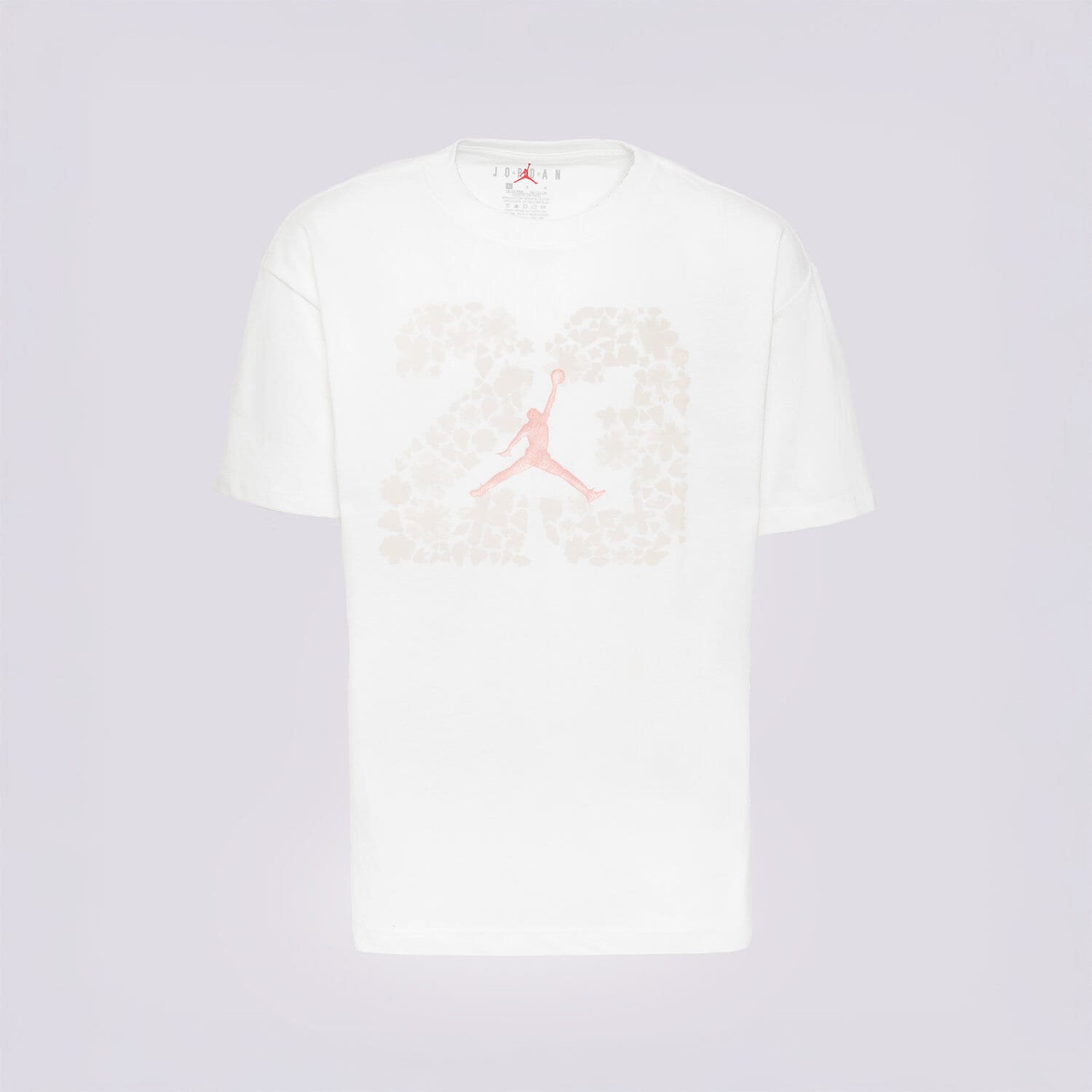 Dječje majice JORDAN T-SHIRT JDG 23 FLORAL SS TEE GIRL 45F261-782 krem