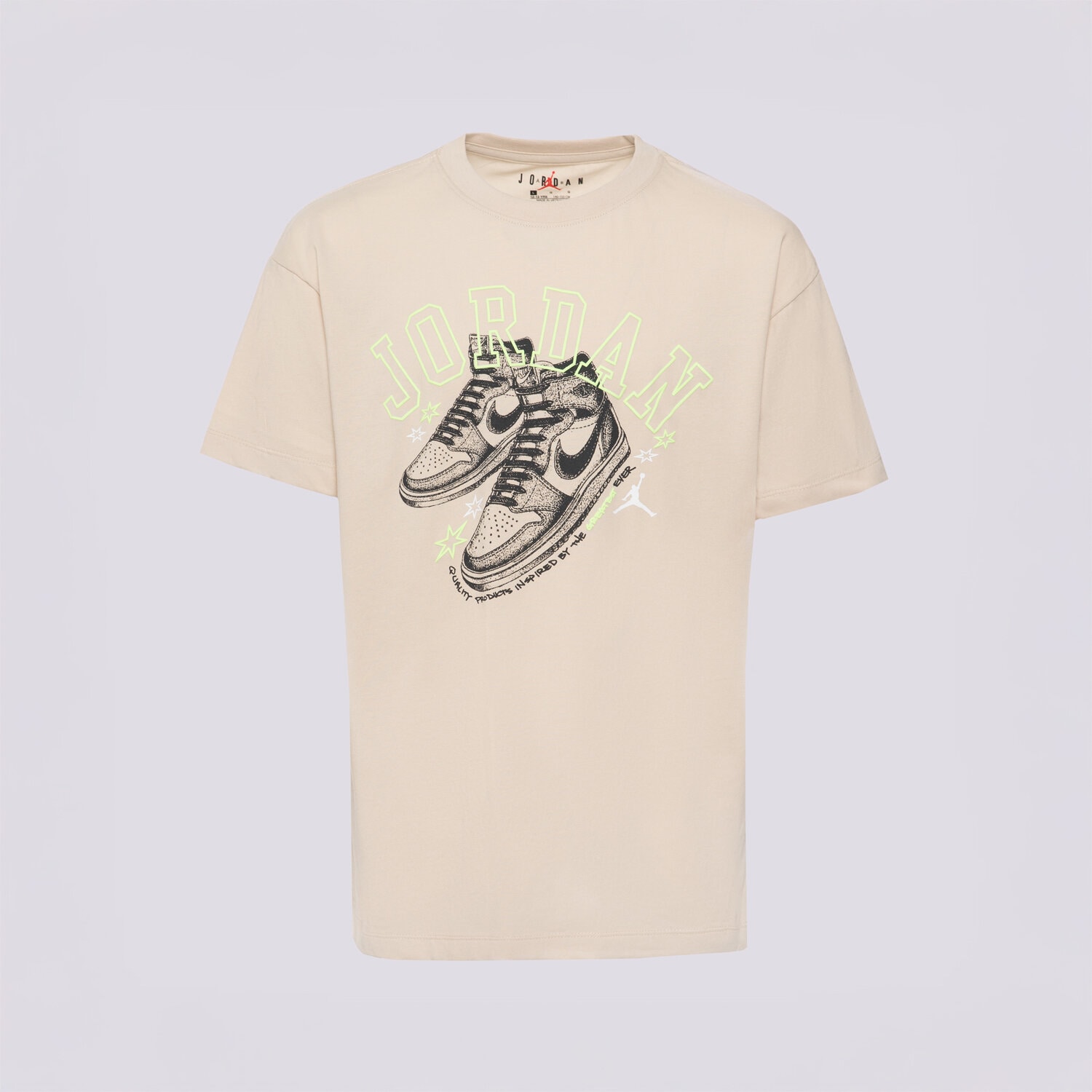 Dječje majice JORDAN T-SHIRT JDG JORDAN AJ1 ROOKIE SS TEE GIRL 45F262-X5C bež