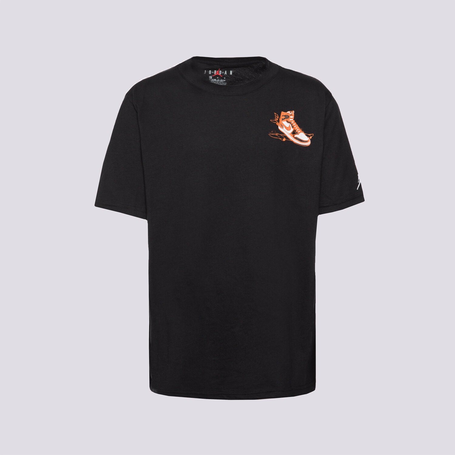 Dječje majice JORDAN T-SHIRT JDN LANDED TEE BLK B 95F279-023 crna