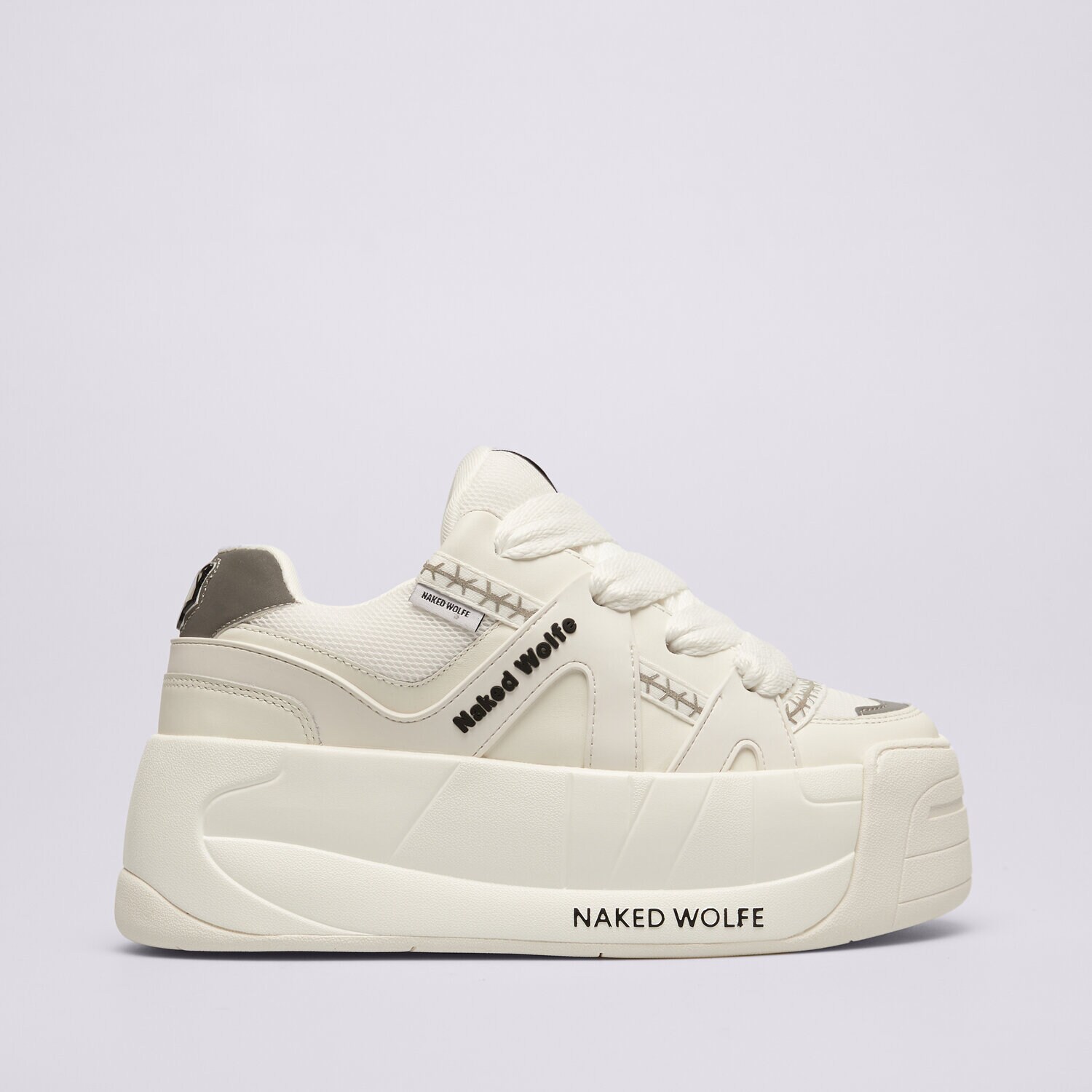 Ženske tenisice NAKED WOLFE SLIDER NWSLIDERWHITE bijela