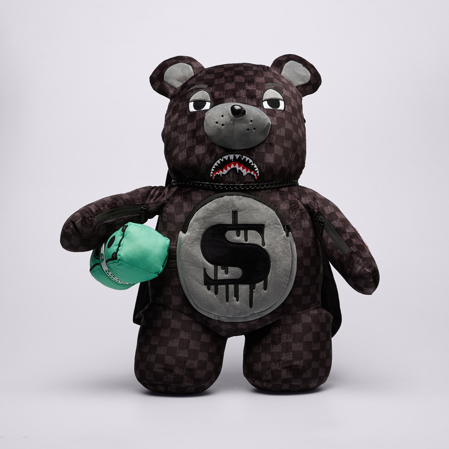 Dječje ruksaci SPRAYGROUND RUKSAK DRIPPING SHARKS MONEYBEAR 910B7974NSZ crna