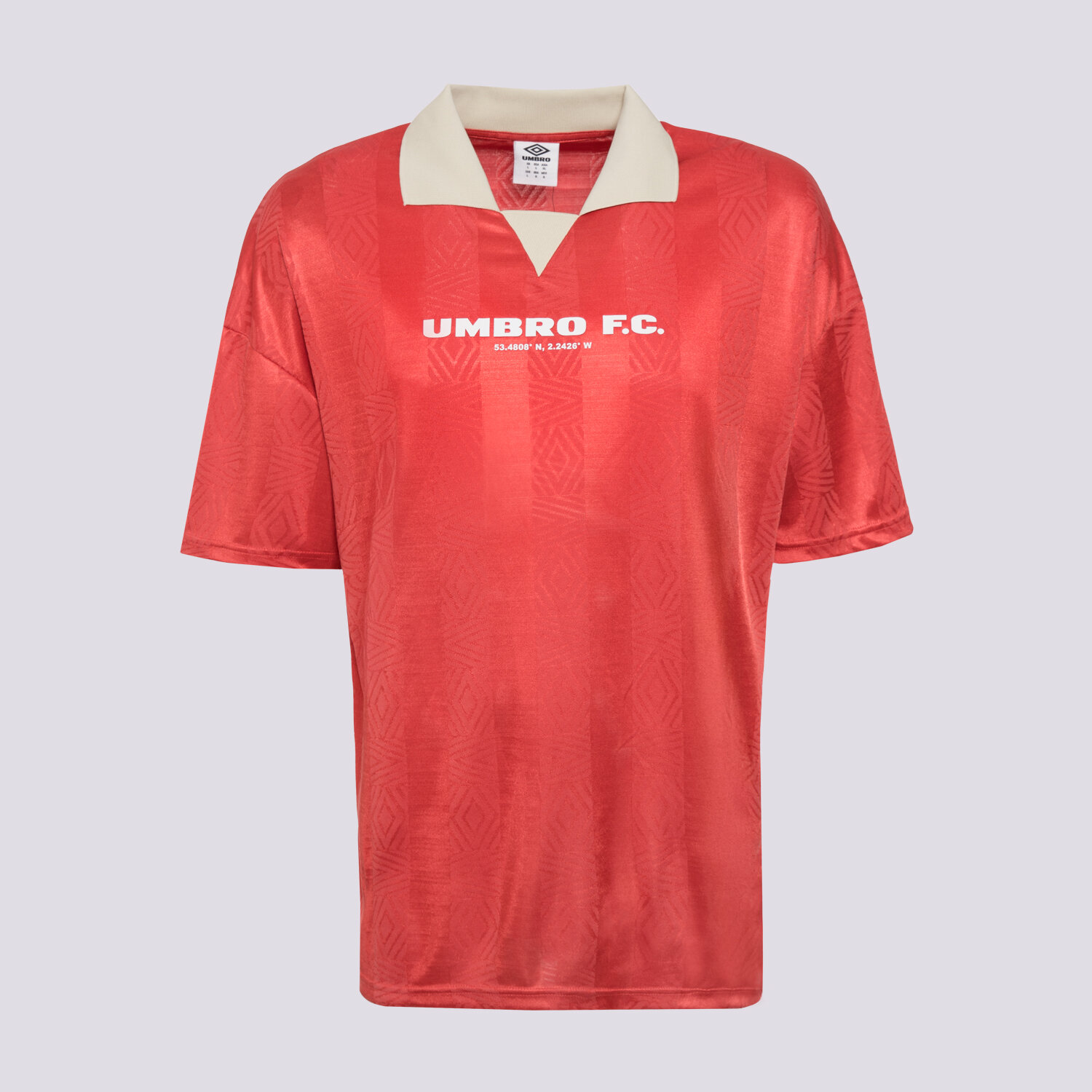 Muške majice UMBRO T-SHIRT FOOTBALL SHIRT 66633U-MSN crvena
