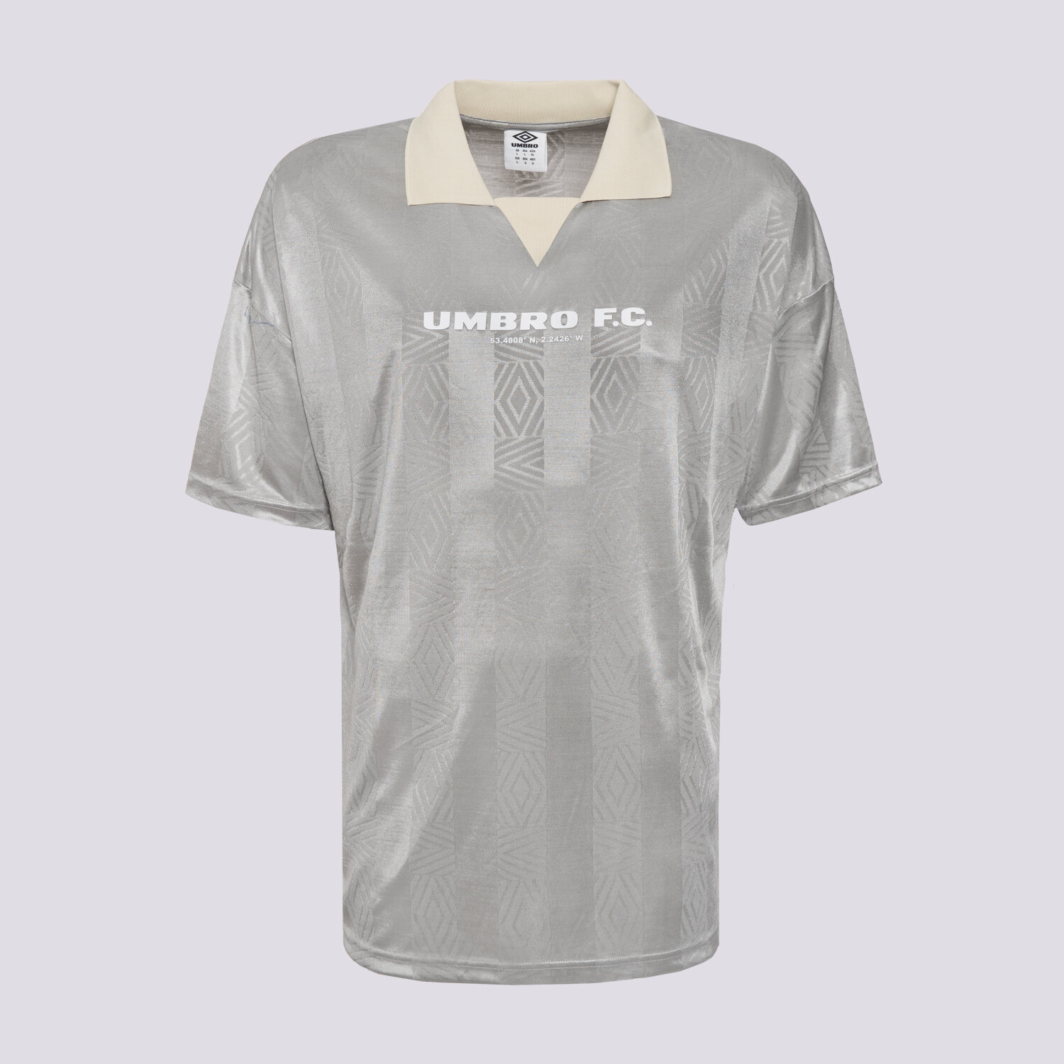 Muške majice UMBRO T-SHIRT FOOTBALL SHIRT 66633U-MSS siva