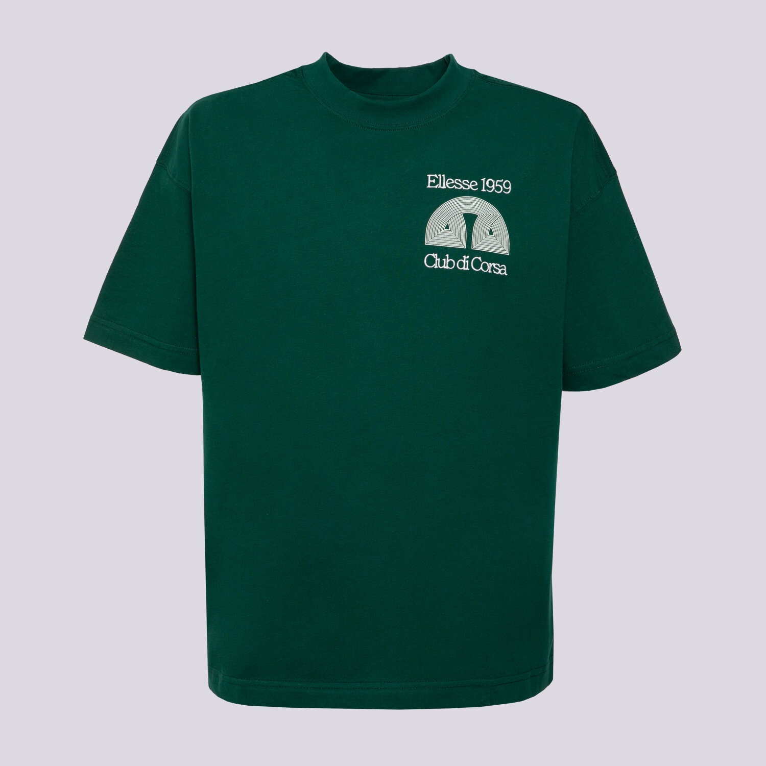 Muške majice ELLESSE T-SHIRT CLUB DI CORSA TEE DGREEN SHB23147502 zelena