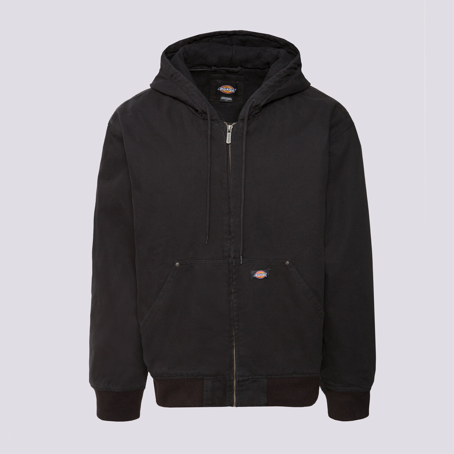 Muške zimske jakne DICKIES JAKNA ZIMSKA HILHAM HOODED CANVAS JACKET DK0A87O5BLK1 crna