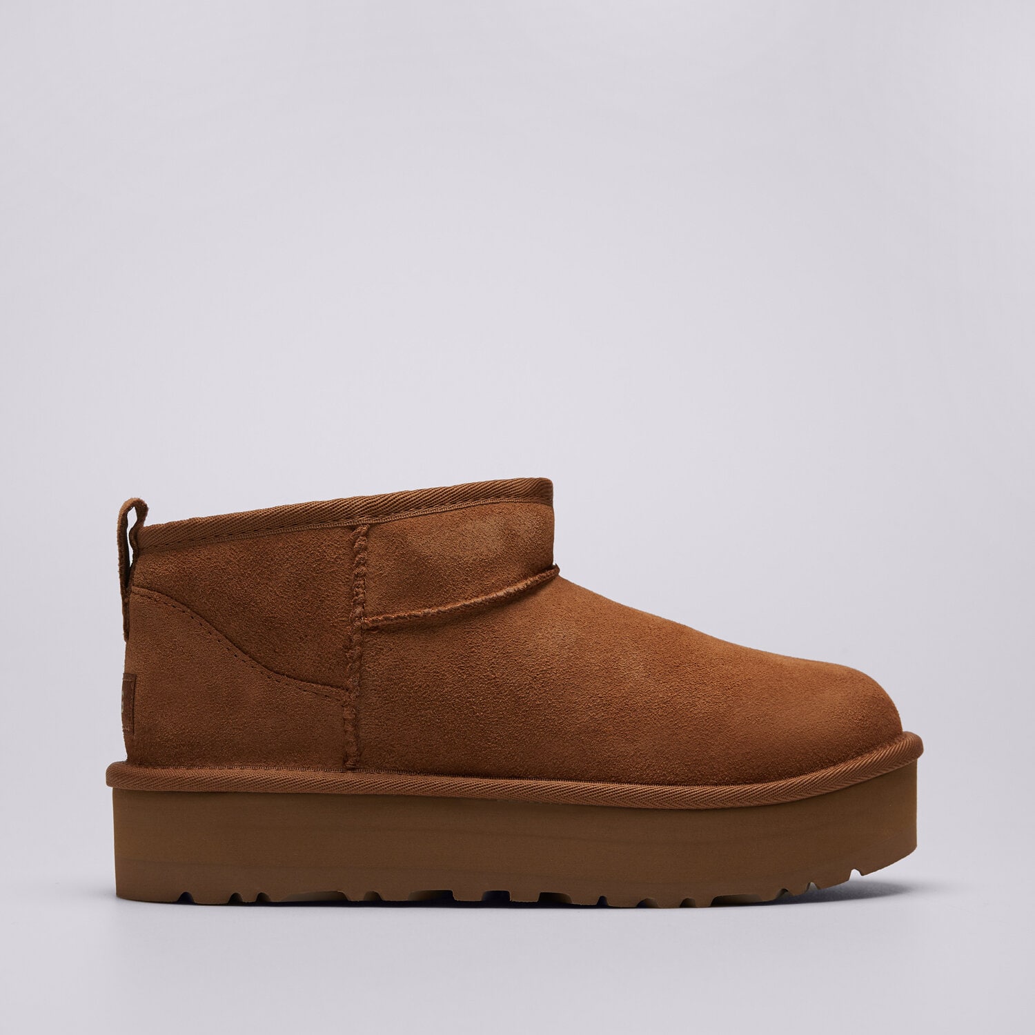Dječje zimske cipele UGG KIDS' CLASSIC ULTRA MINI PLATFORM 1157791K-CHE smeđa