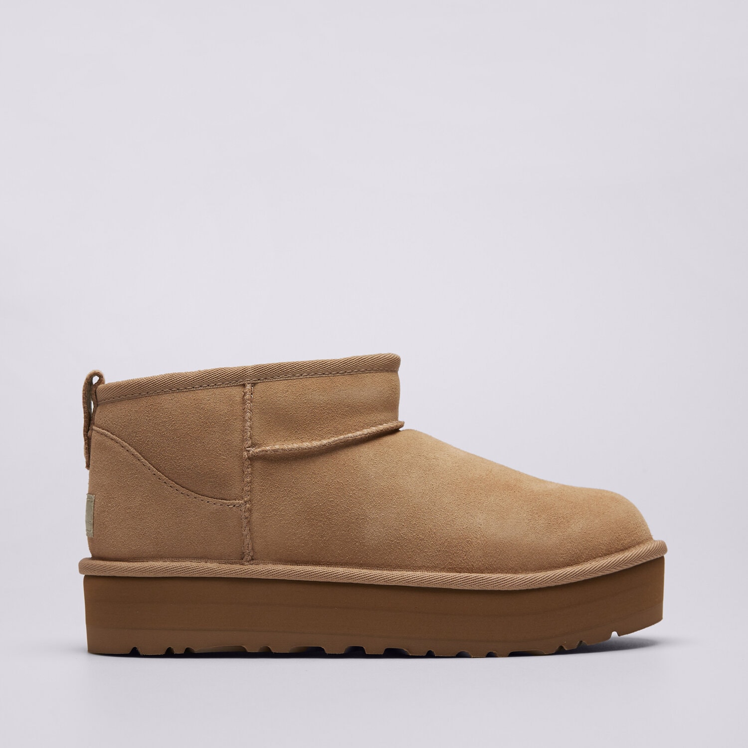 Dječje zimske cipele UGG KIDS' CLASSIC ULTRA MINI PLATFORM 1157791K-SAN smeđa