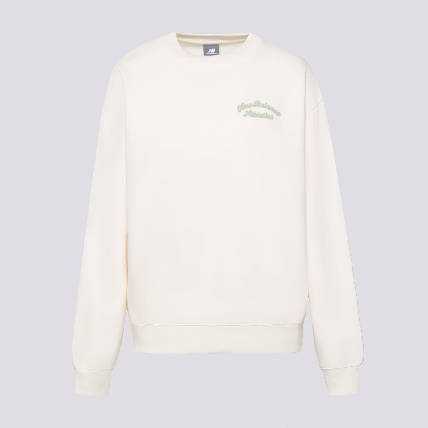 Ženske dukserice NEW BALANCE VESTA LINEAR HERITAGE FLEECE CREW WT53516PEF bež