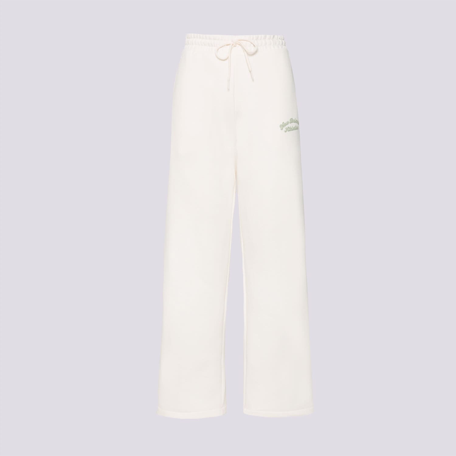 Ženske hlače NEW BALANCE HLAČE LINEAR HERITAGE FLEECE WIDE LEG PANT WP53902PEF bež