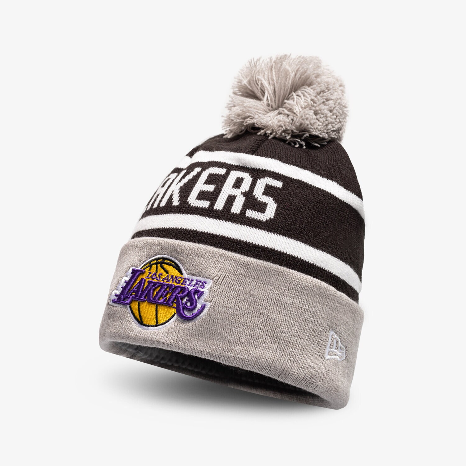 Muške zimske kape NEW ERA KAPA JAKE BEANIE LAKERS LOS ANGELES LAKERS BLKOTC 60285001 crna