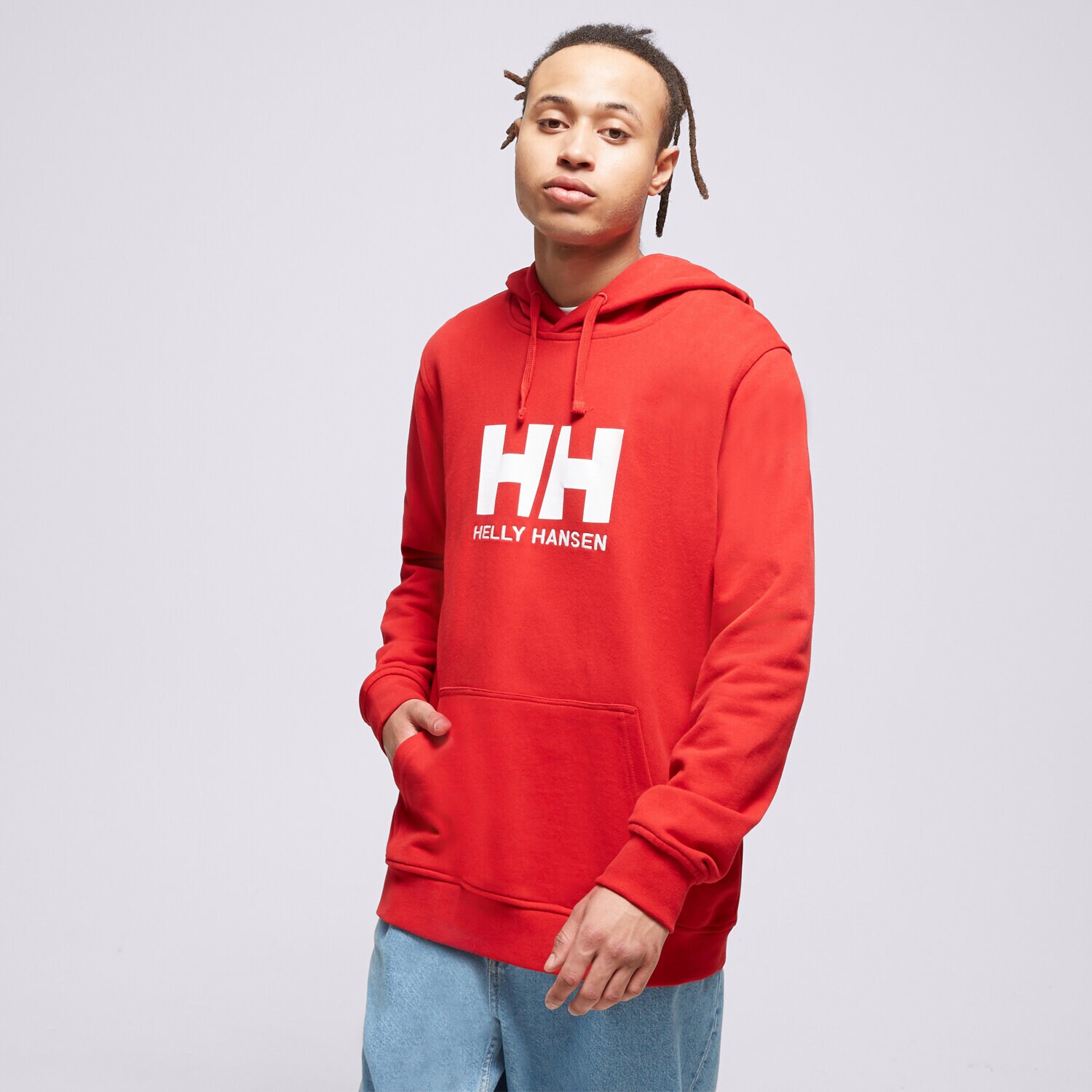 Muške dukserice HELLY HANSEN VESTA S KAPULJAČOM HH LOGO 33977163 crvena