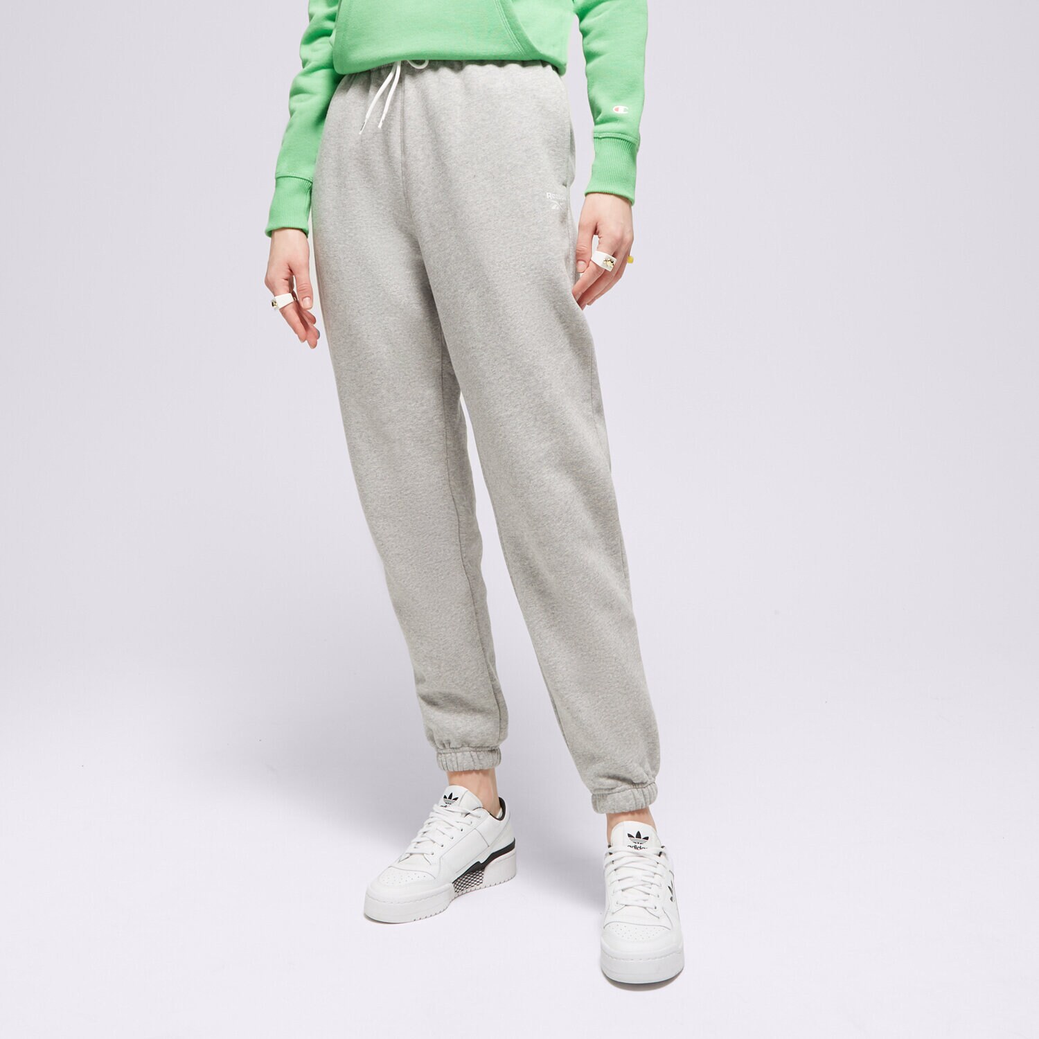 Ženske hlače REEBOK HLAČE RI FLEECE H54770_100012580 siva