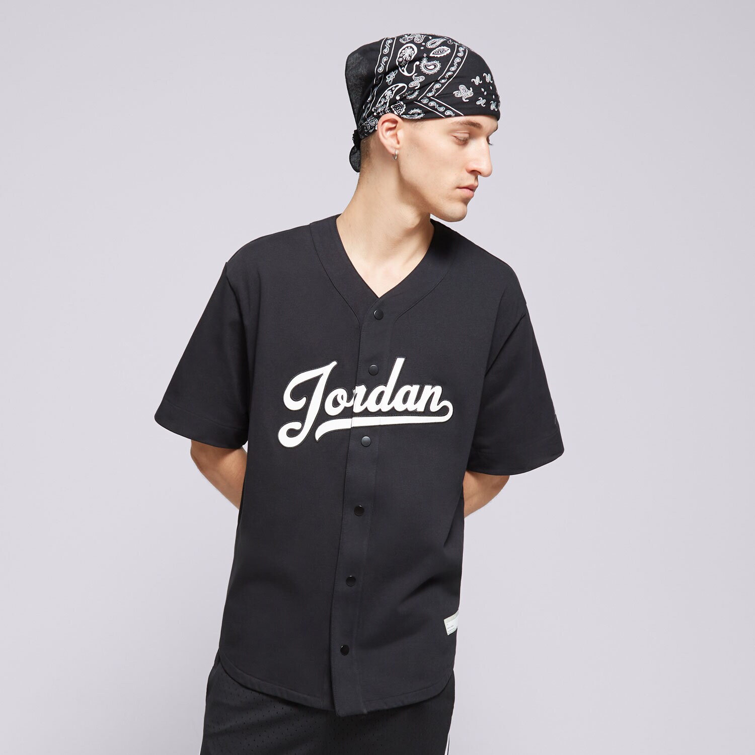 Muške košulje JORDAN KOŠULJA M J FLT MVP STMT BSEBLL TOP FN4663-010 crna