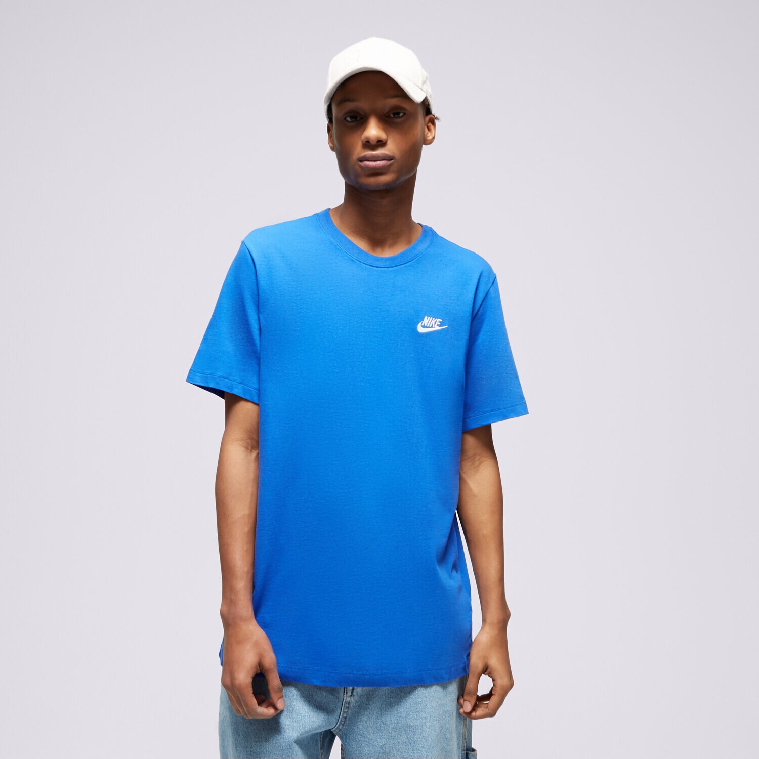 Muške majice NIKE T SHIRT SPORTSWEAR CLUB AR4997-480 plava