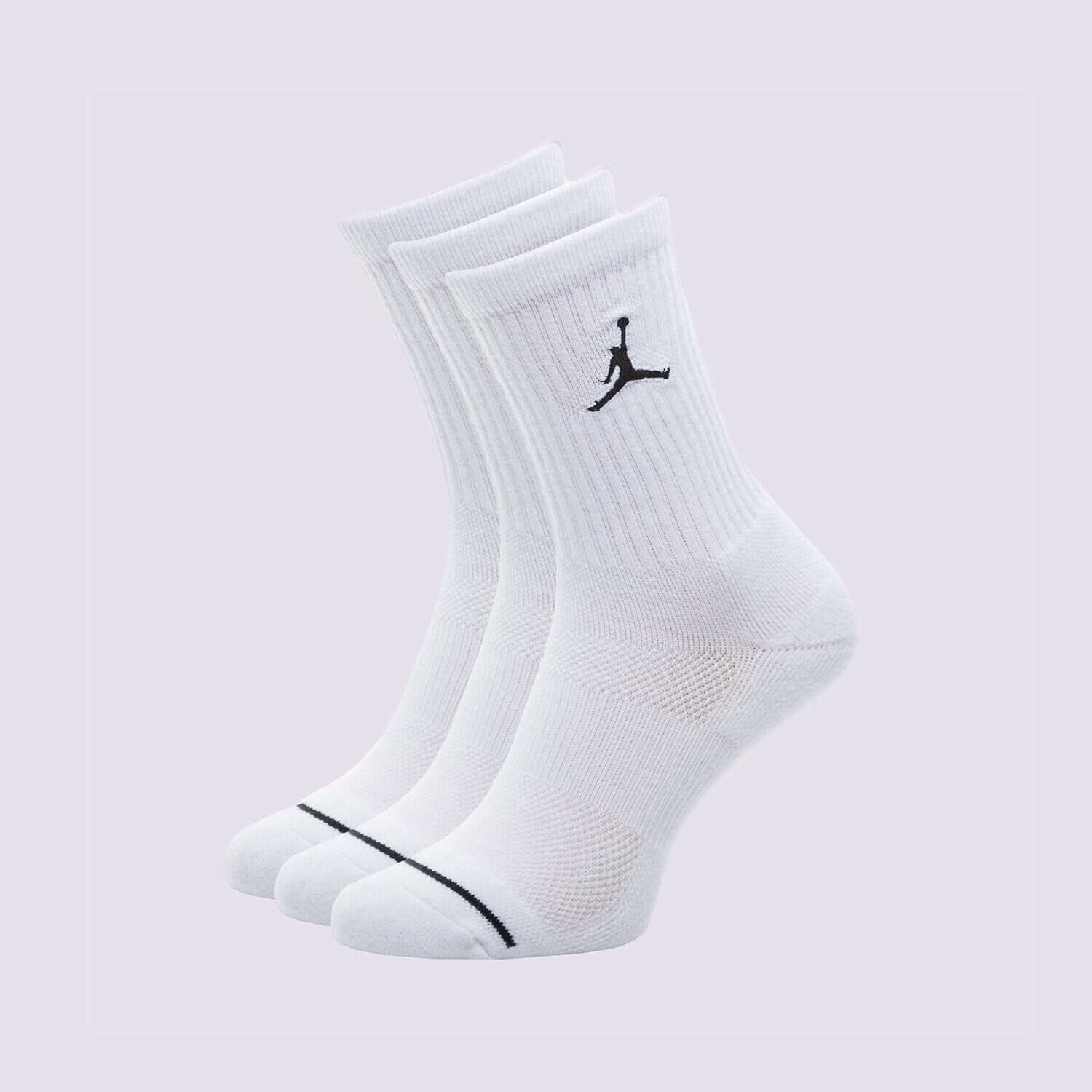 Ženske Čarape JORDAN ČARAPE UNISEX JORDAN JUMPMAN CREW SOCKS (3 PACK) SX5545-100 bijela
