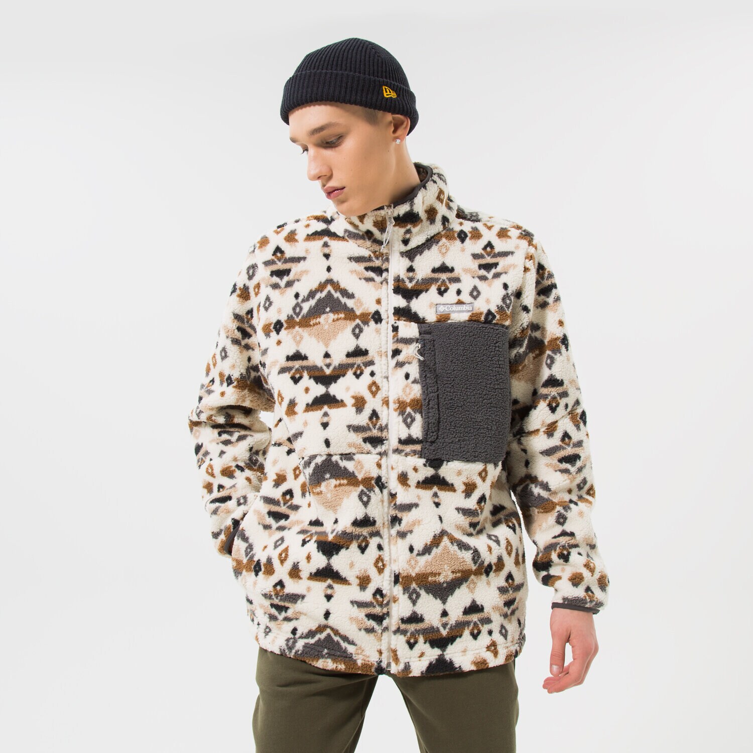 Muške dukserice COLUMBIA RUNO MOUNTAINSIDE™ PRINTED FULL ZIP 2013743191 šarena