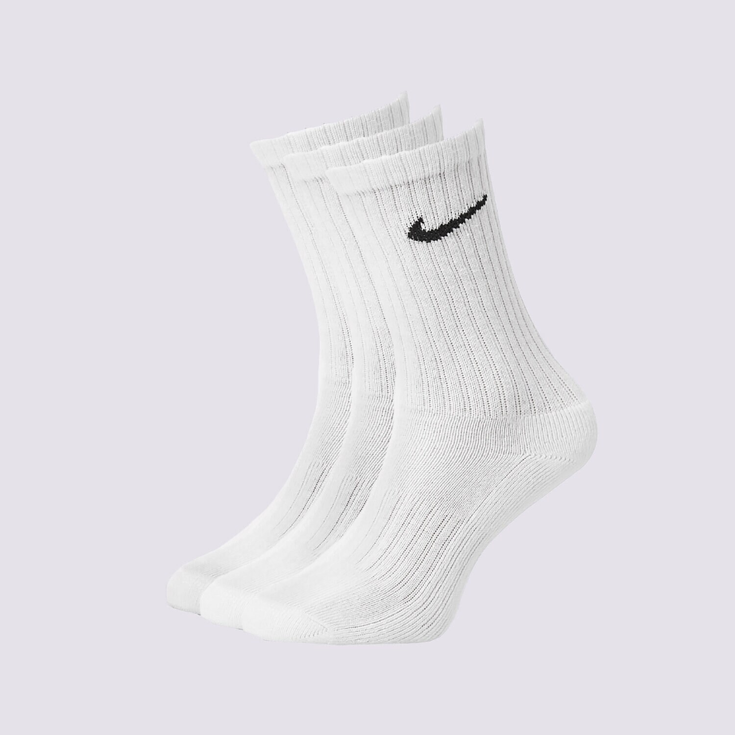 Ženske Čarape NIKE ČARAPE 3PPK VALUE COTTON CREW SX4508-101 bijela