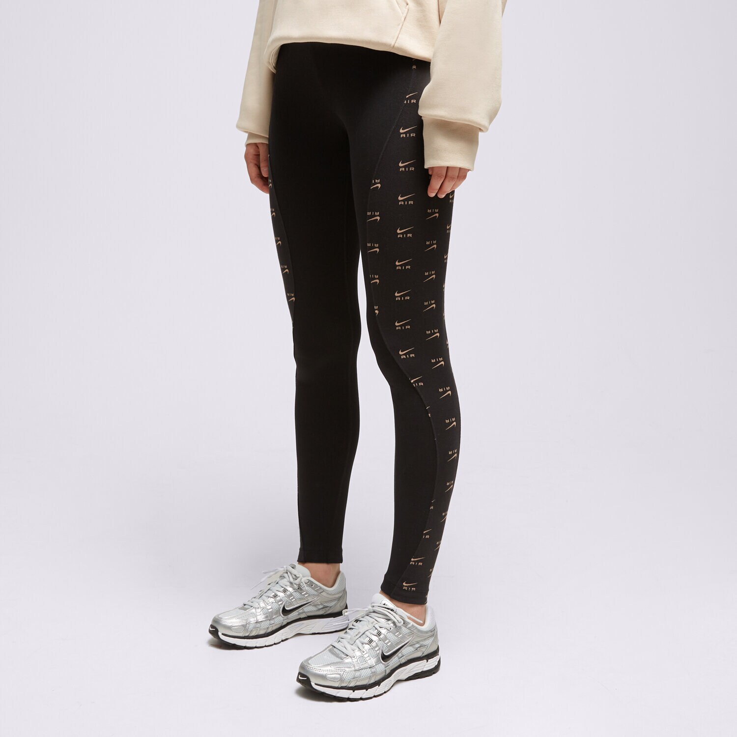 Ženske hlače NIKE HLAČE AIR HR TGHT BLK PANTS DV8056-010 crna