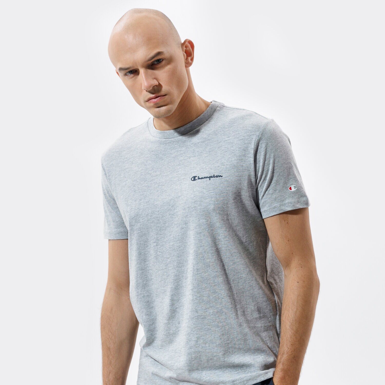 Muške majice CHAMPION T-SHIRT CREWNECK T-SHIRT 214153EM006 siva