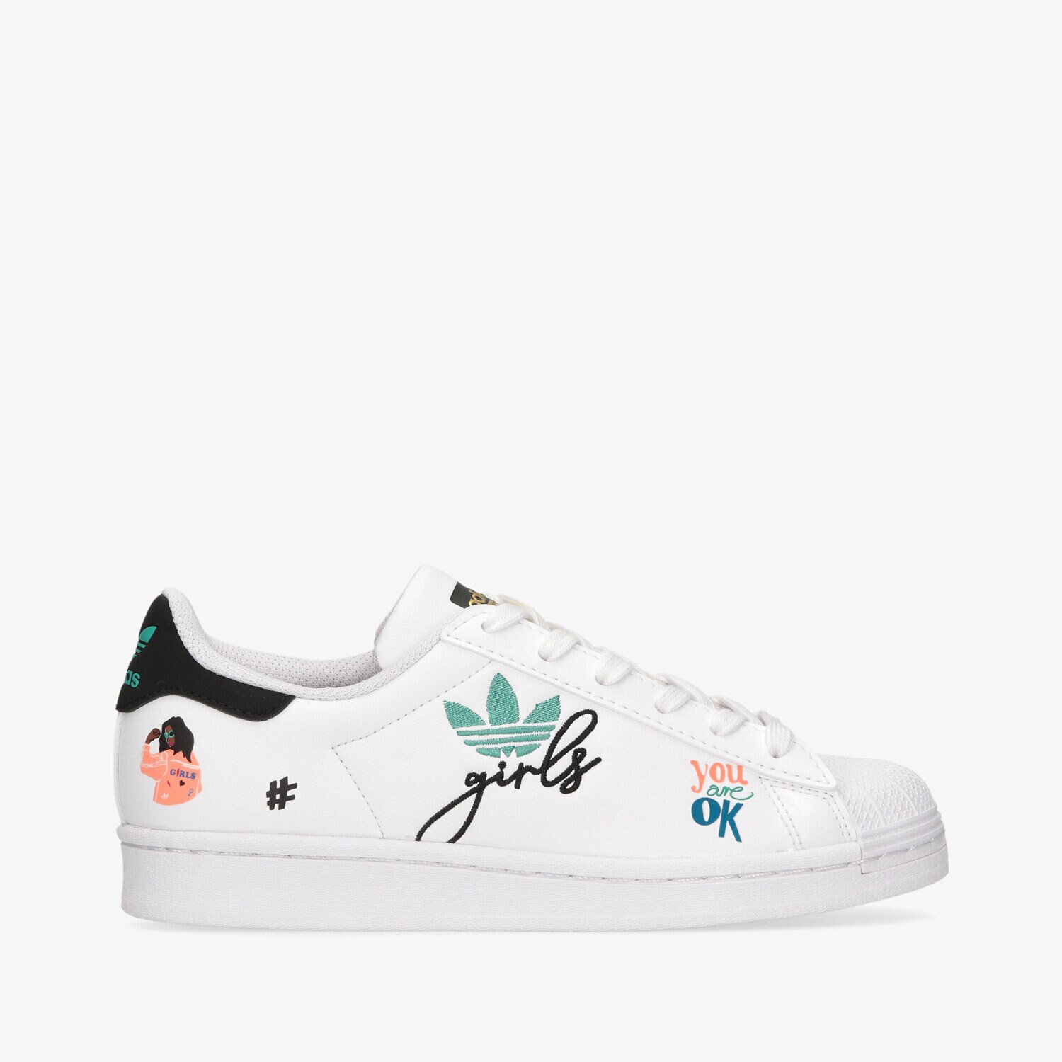 Dječje tenisice ADIDAS SUPERSTAR PURE J H03995 bijela