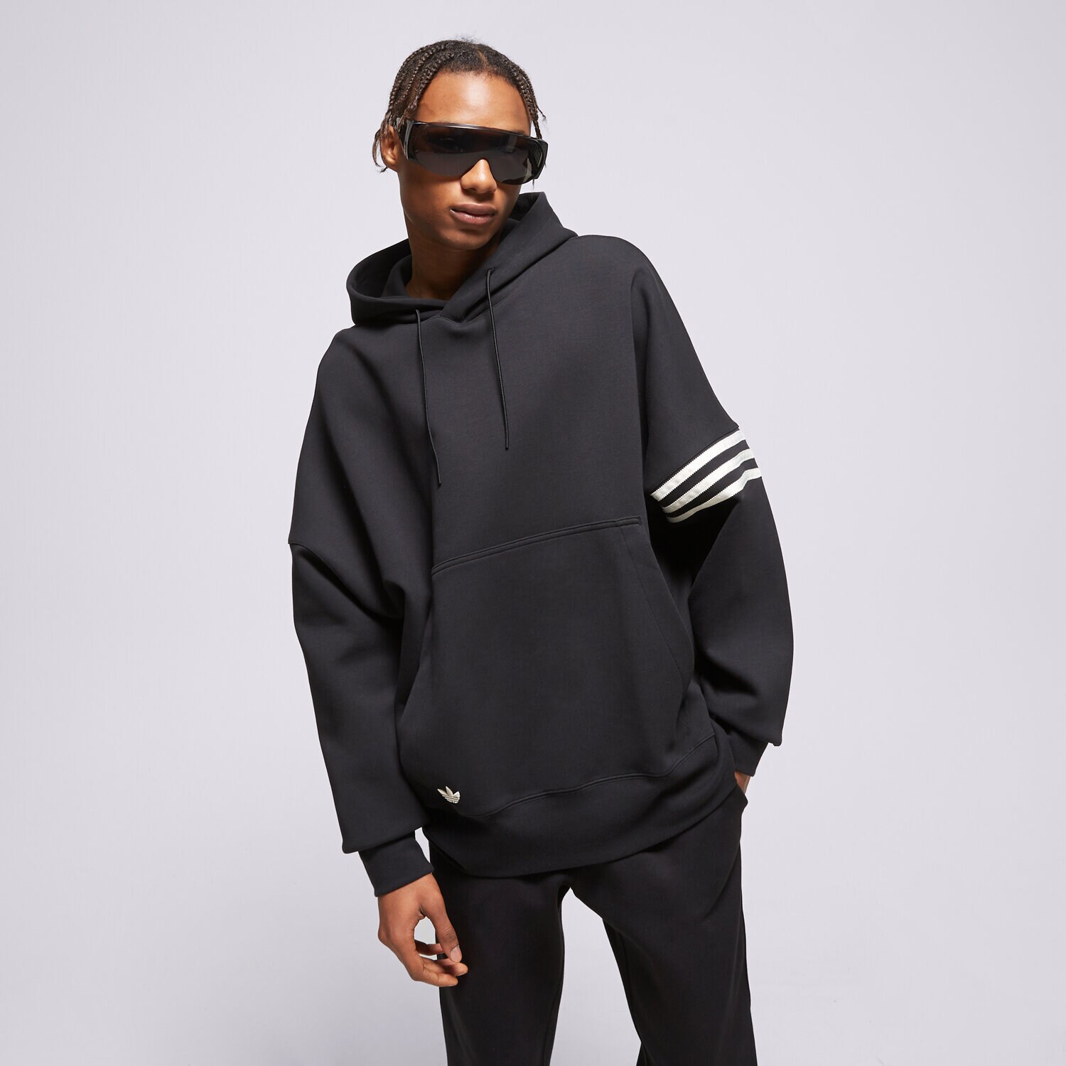 Muške dukserice ADIDAS VESTA S KAPULJAČOM NEW C HOODIE HM1871 crna