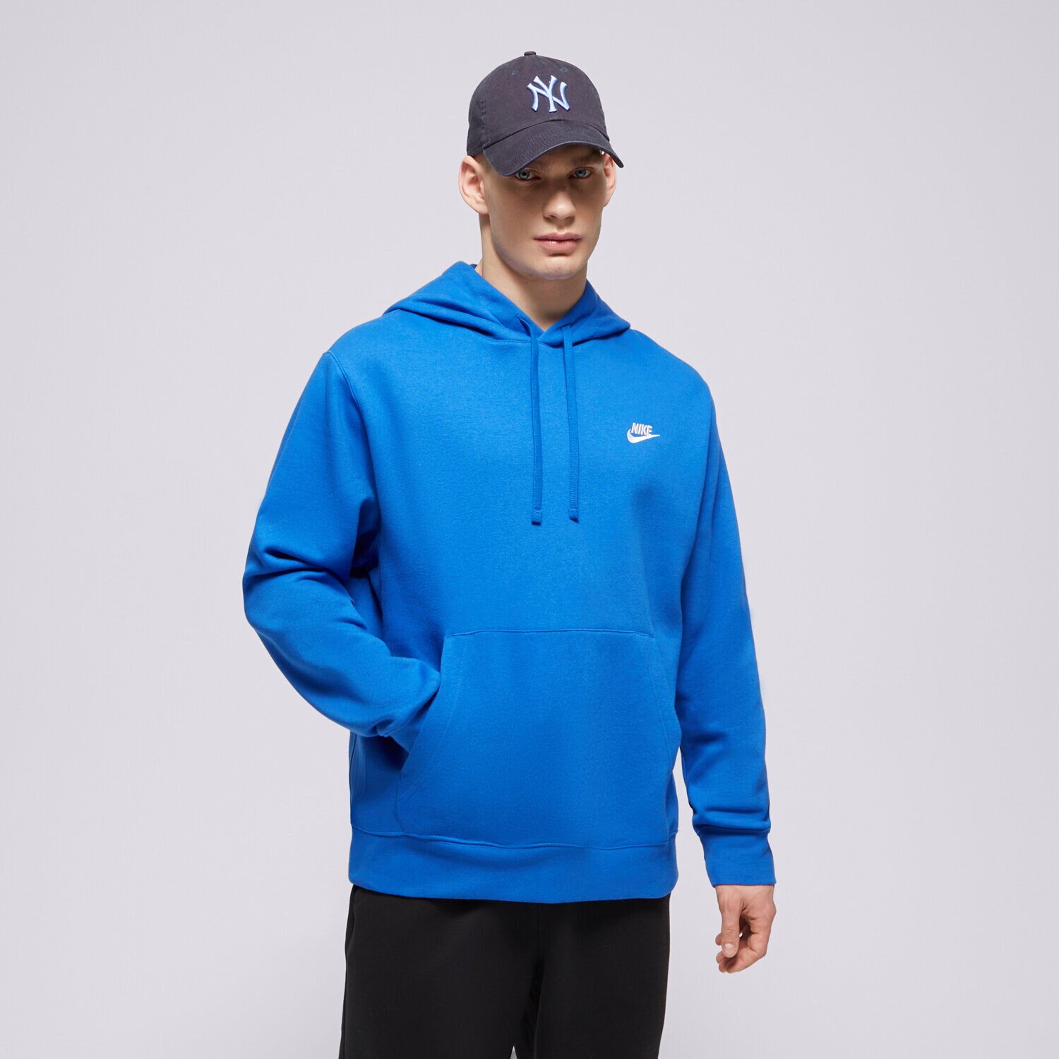 Muške dukserice NIKE VESTA S KAPULJAČOM SPORTSWEAR CLUB FLEECE BV2654-480 plava